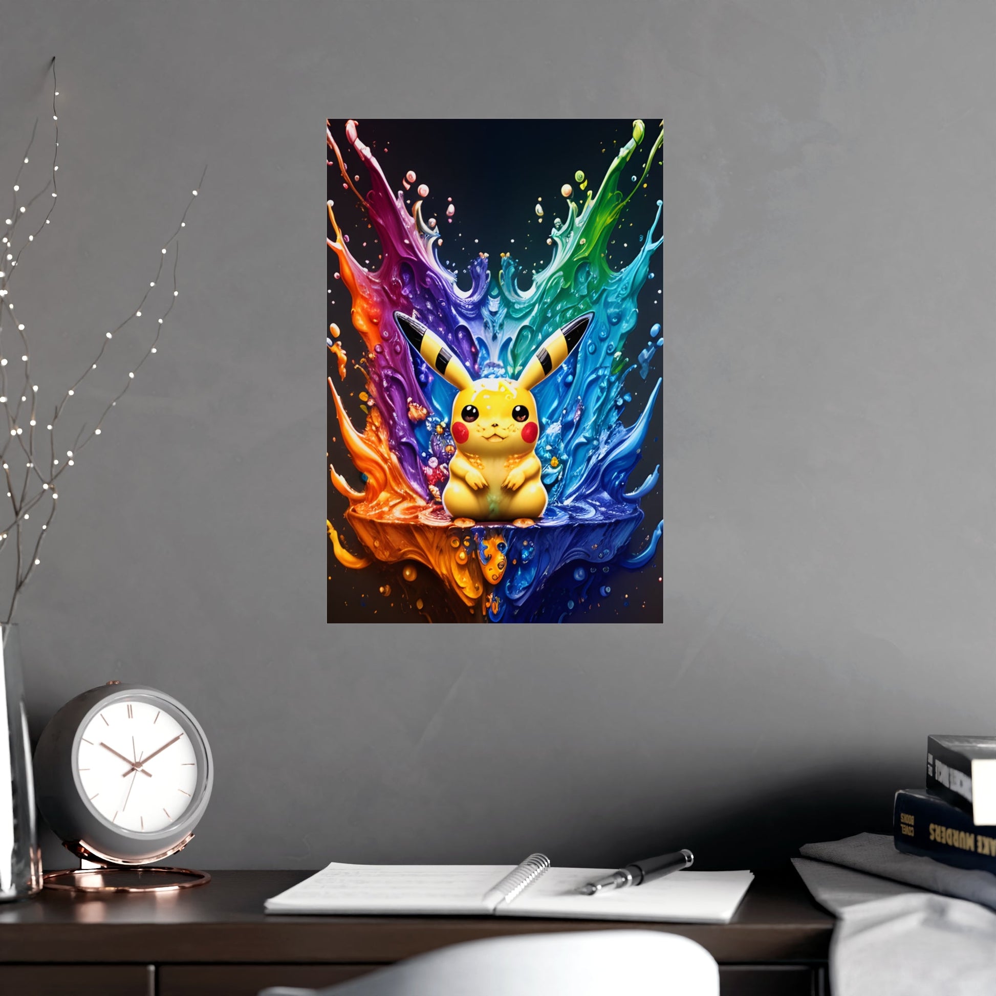 Glimmering Geyser Matte Poster - Pokestalgia LLC