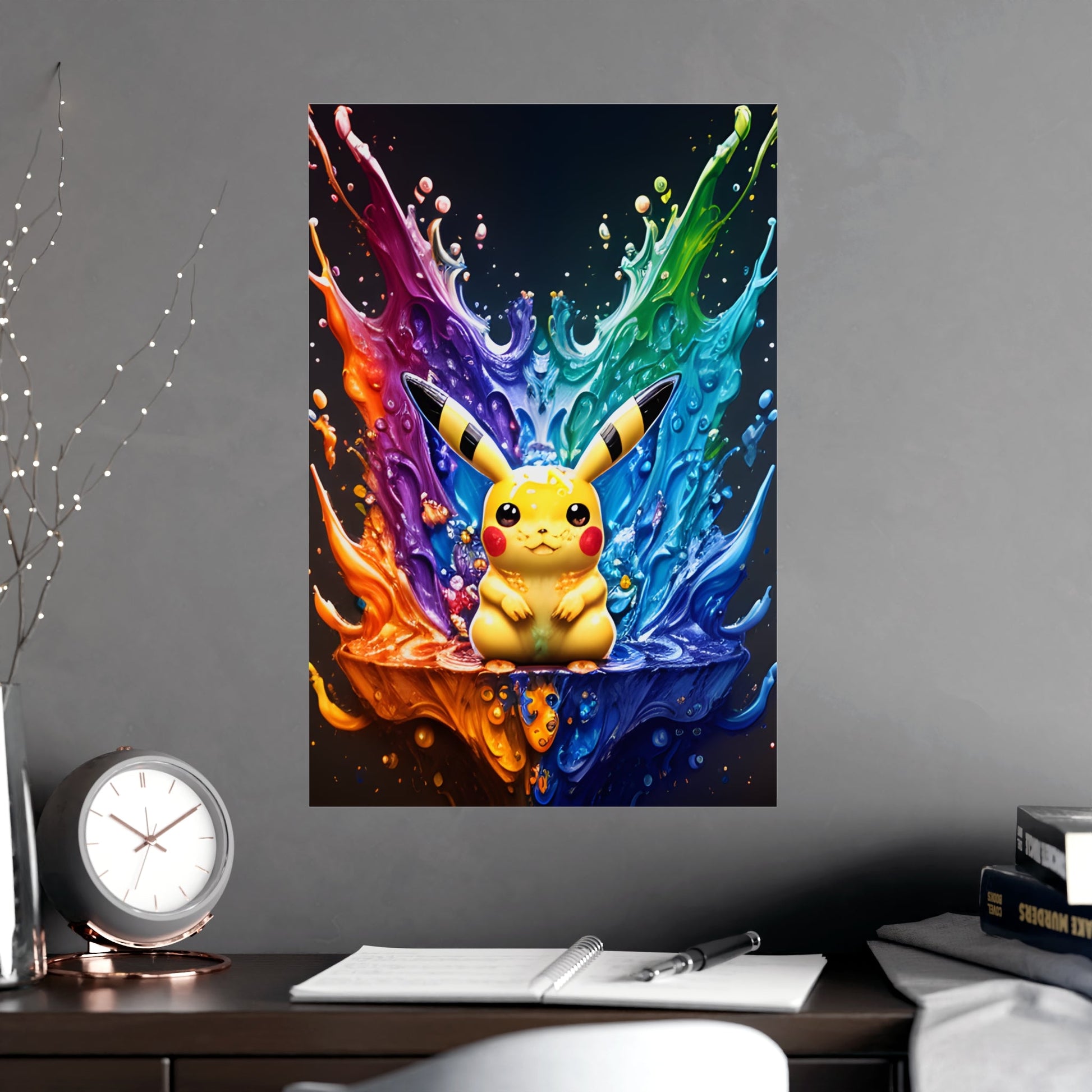 Glimmering Geyser Matte Poster - Pokestalgia LLC