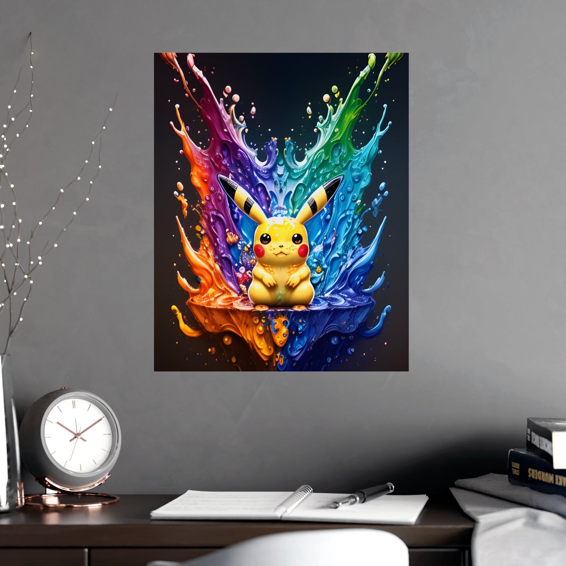 Glimmering Geyser Matte Poster - Pokestalgia LLC