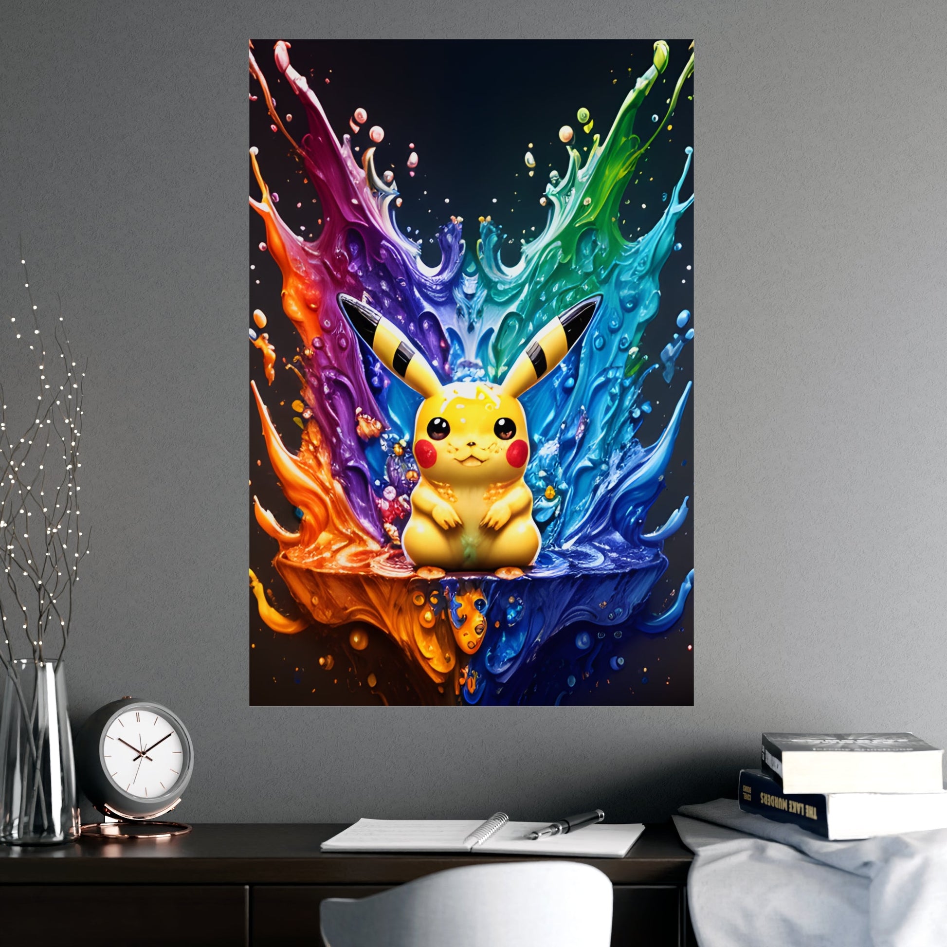 Glimmering Geyser Matte Poster - Pokestalgia LLC