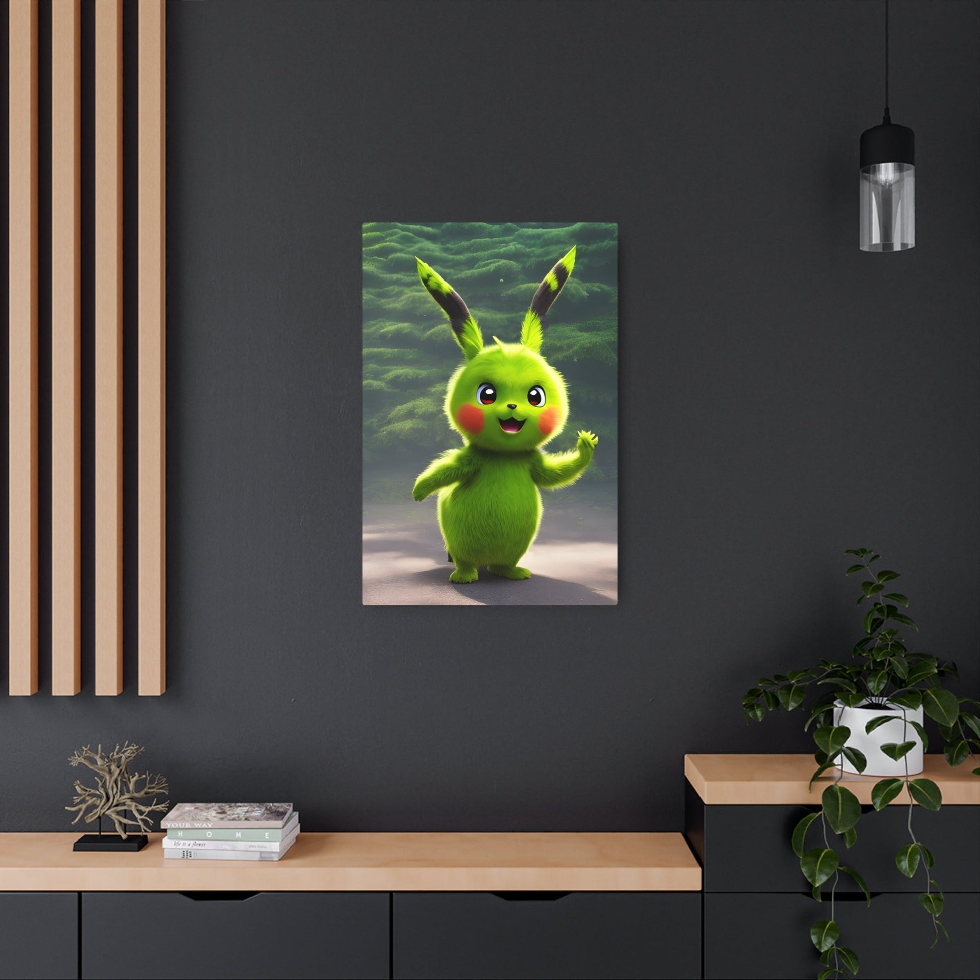 Grinchu Metal Art Sign - Pokestalgia LLC