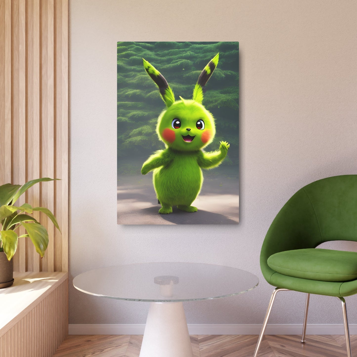 Grinchu Metal Art Sign - Pokestalgia LLC