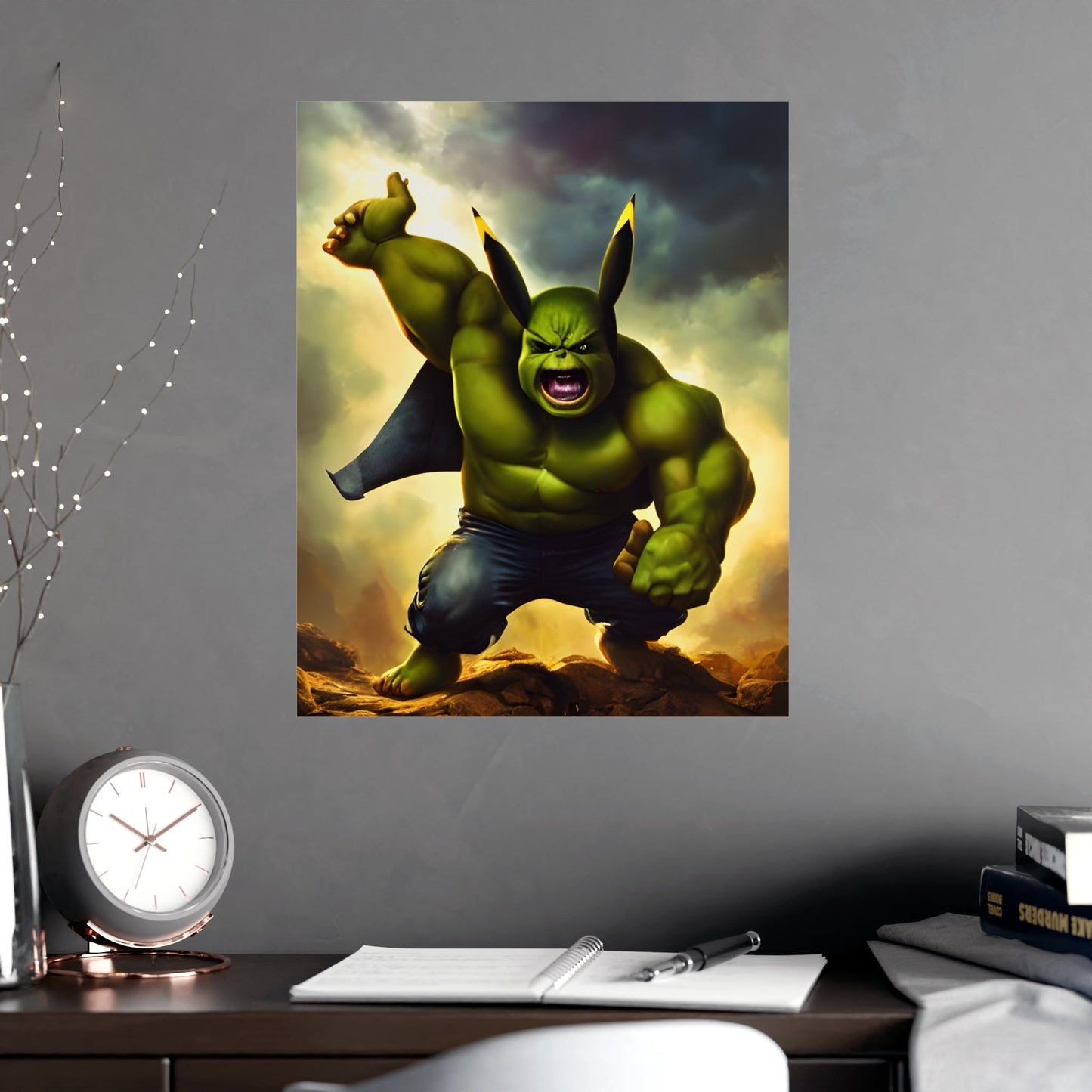 Hulkchu Matte Poster - Pokestalgia LLC