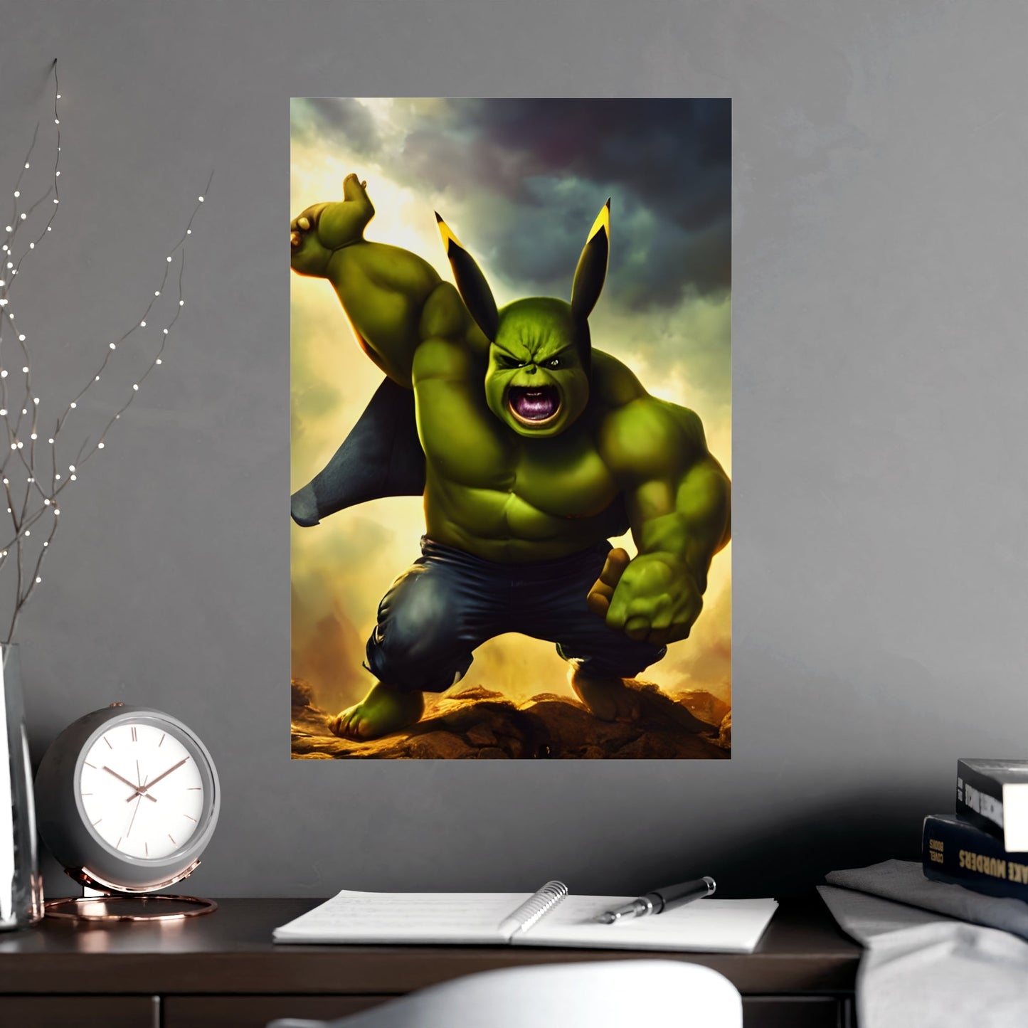 Hulkchu Matte Poster - Pokestalgia LLC