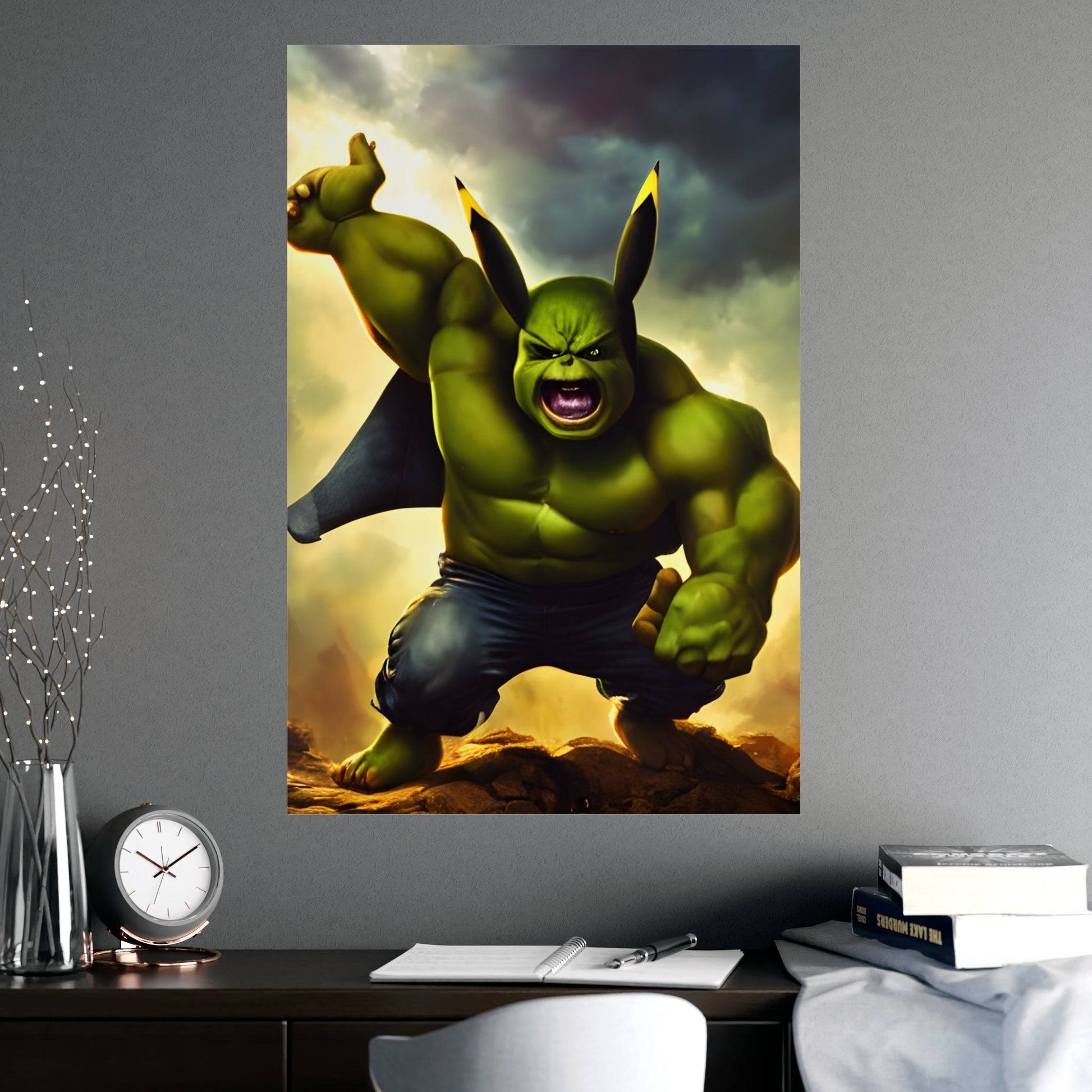 Hulkchu Matte Poster - Pokestalgia LLC