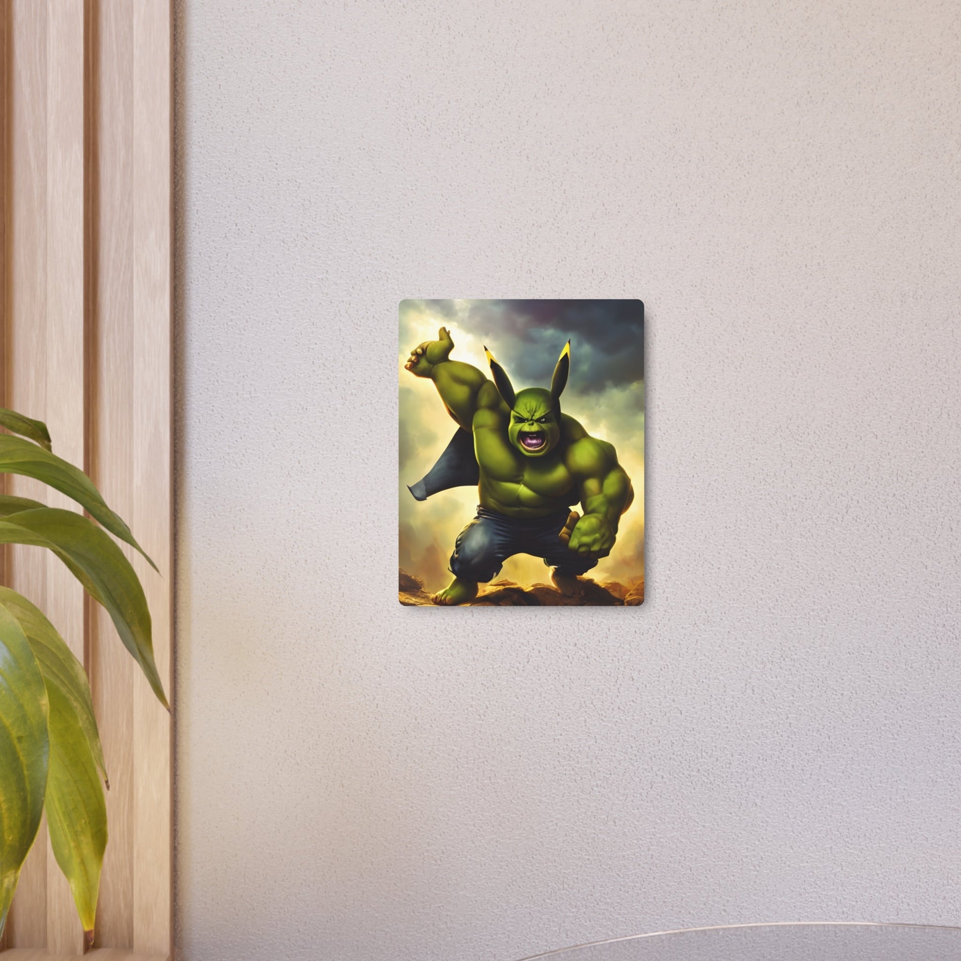 Hulkchu Metal Art Sign - Pokestalgia LLC