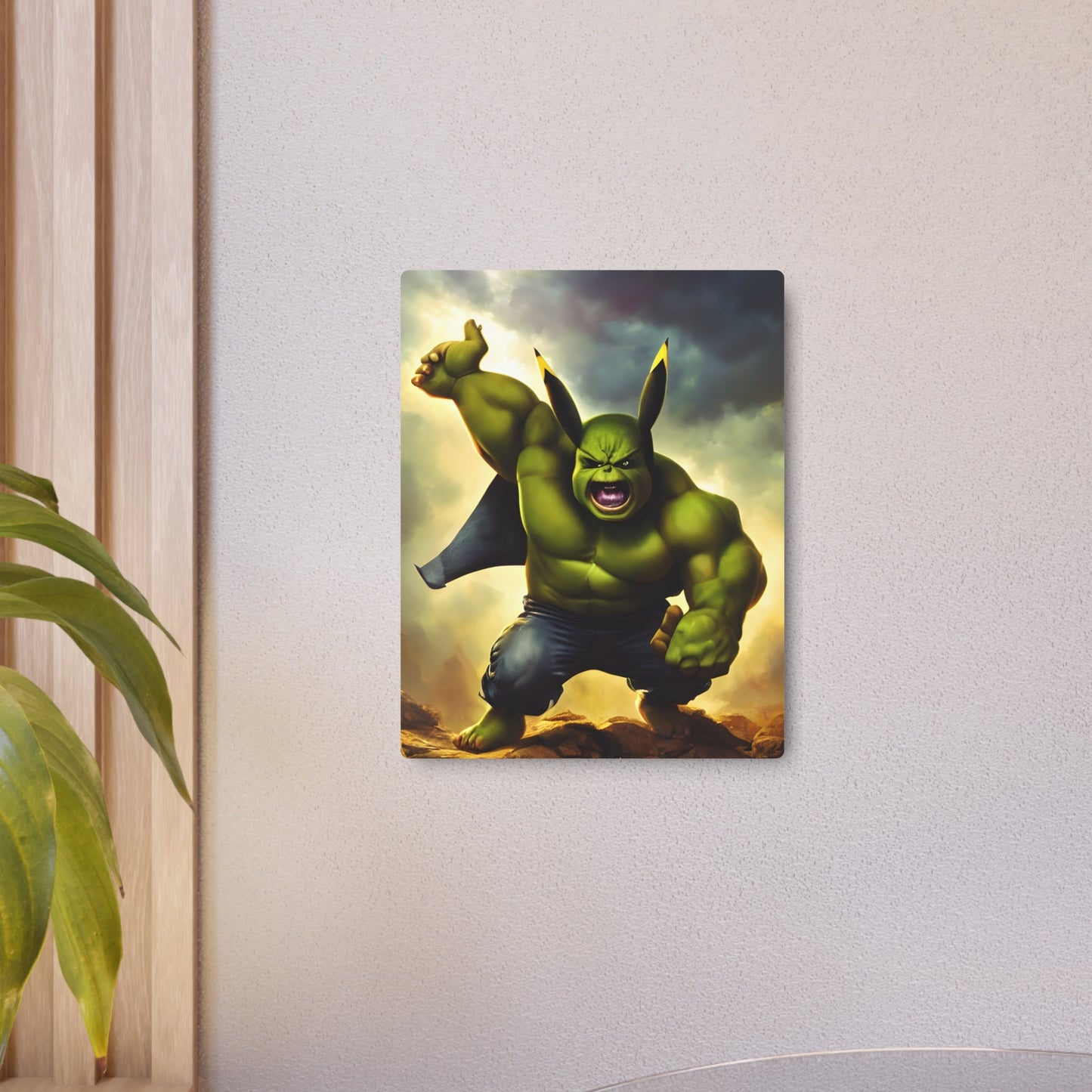 Hulkchu Metal Art Sign - Pokestalgia LLC