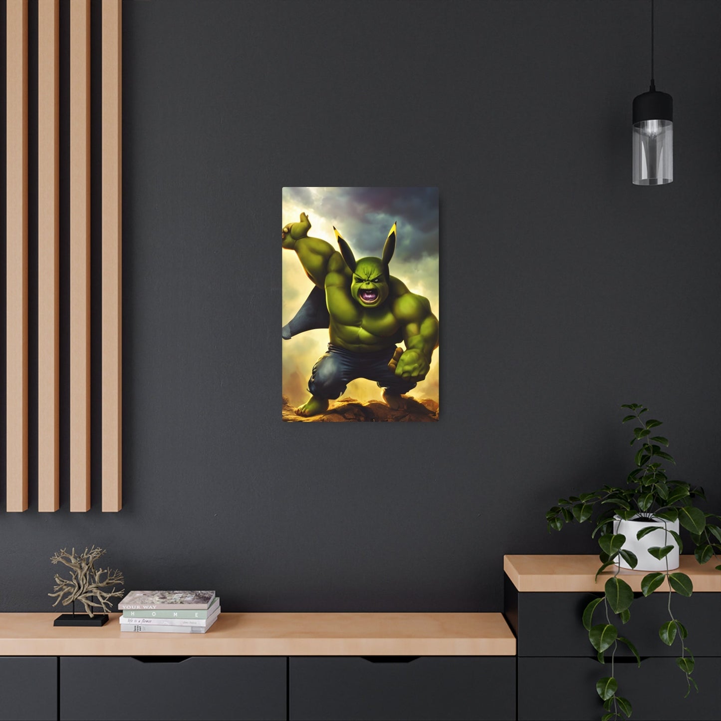 Hulkchu Metal Art Sign - Pokestalgia LLC