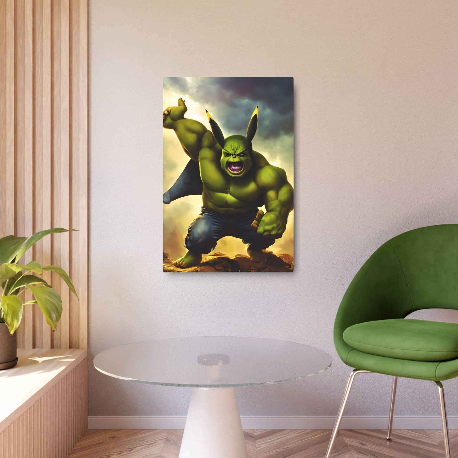 Hulkchu Metal Art Sign - Pokestalgia LLC