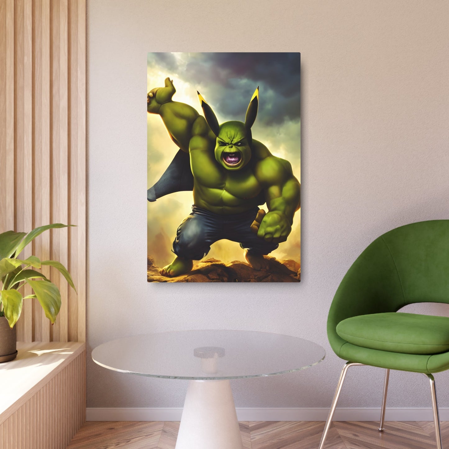 Hulkchu Metal Art Sign - Pokestalgia LLC