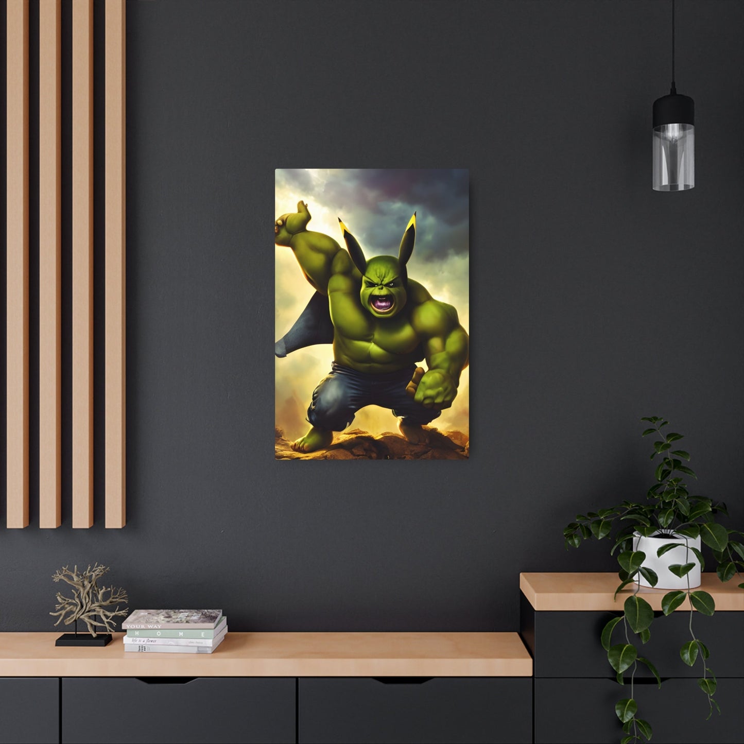 Hulkchu Metal Art Sign - Pokestalgia LLC