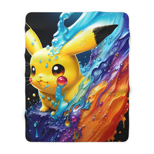 Inksplosion Sherpa Fleece Blanket - Pokestalgia LLC