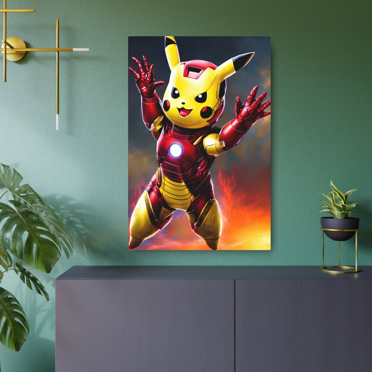 Ironchu Metal Art Sign - Pokestalgia LLC