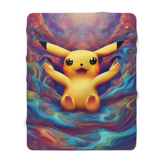 Koi's Kingdom Sherpa Fleece Blanket - Pokestalgia LLC