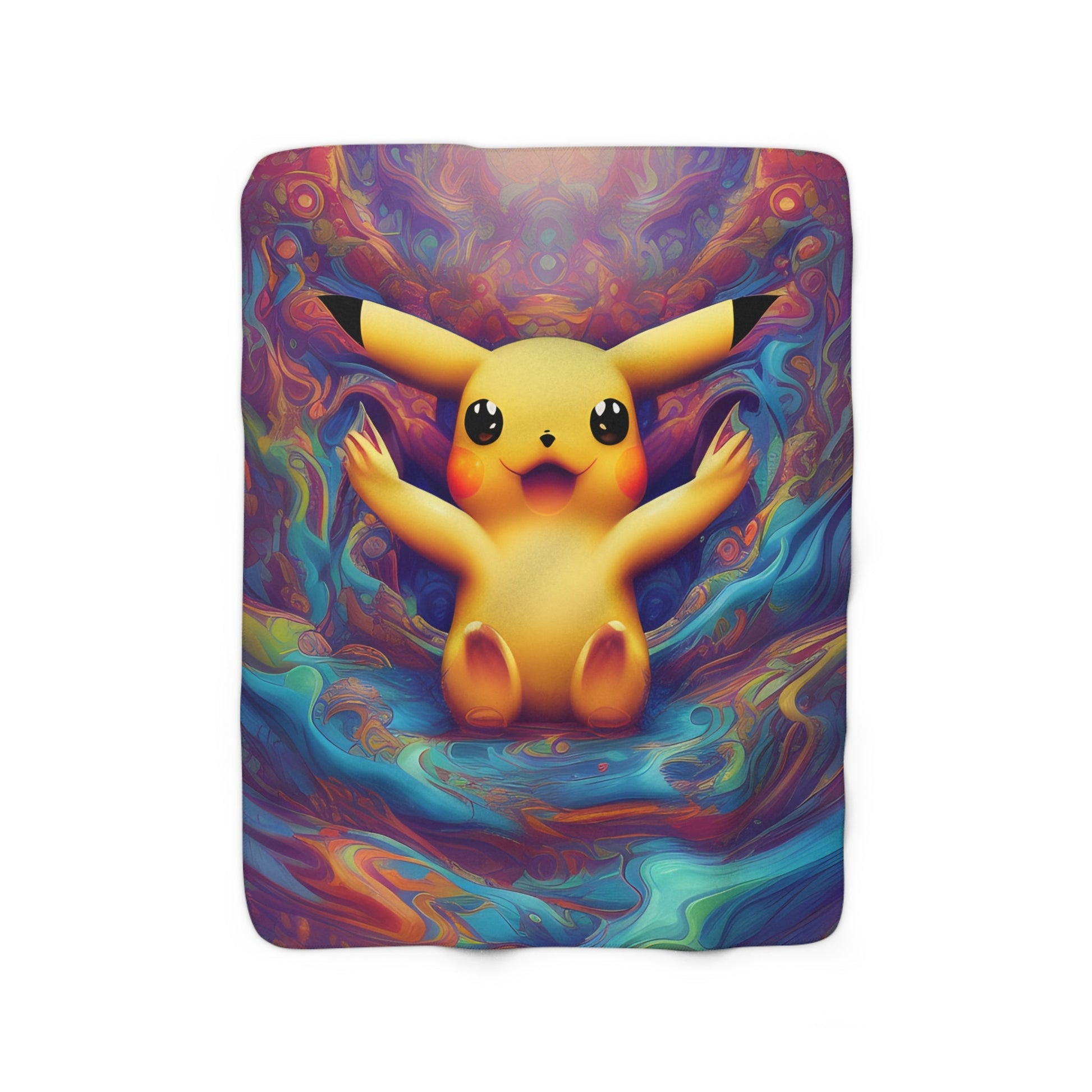 Koi's Kingdom Sherpa Fleece Blanket - Pokestalgia LLC