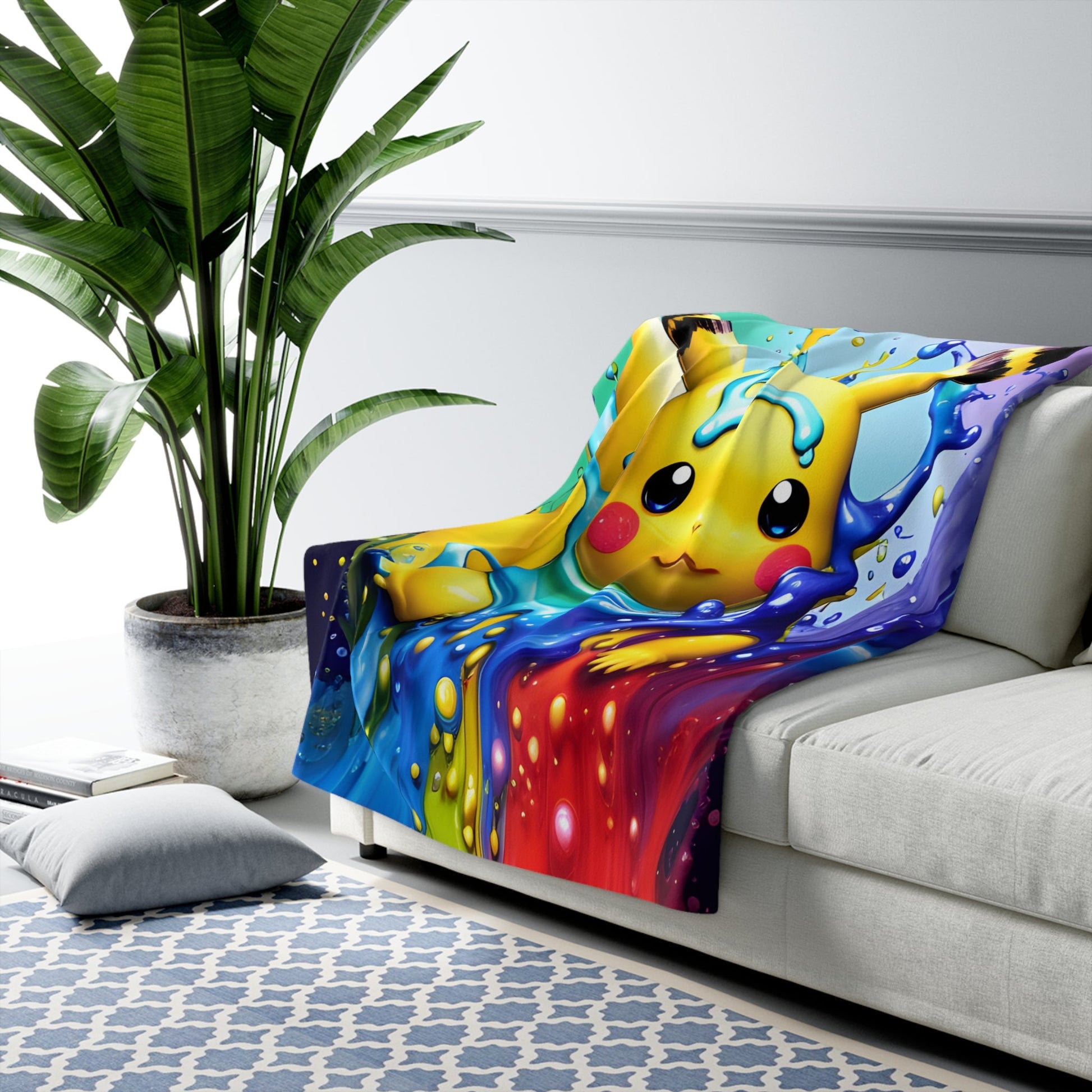 Mystic Marsh Sherpa Fleece Blanket - Pokestalgia LLC