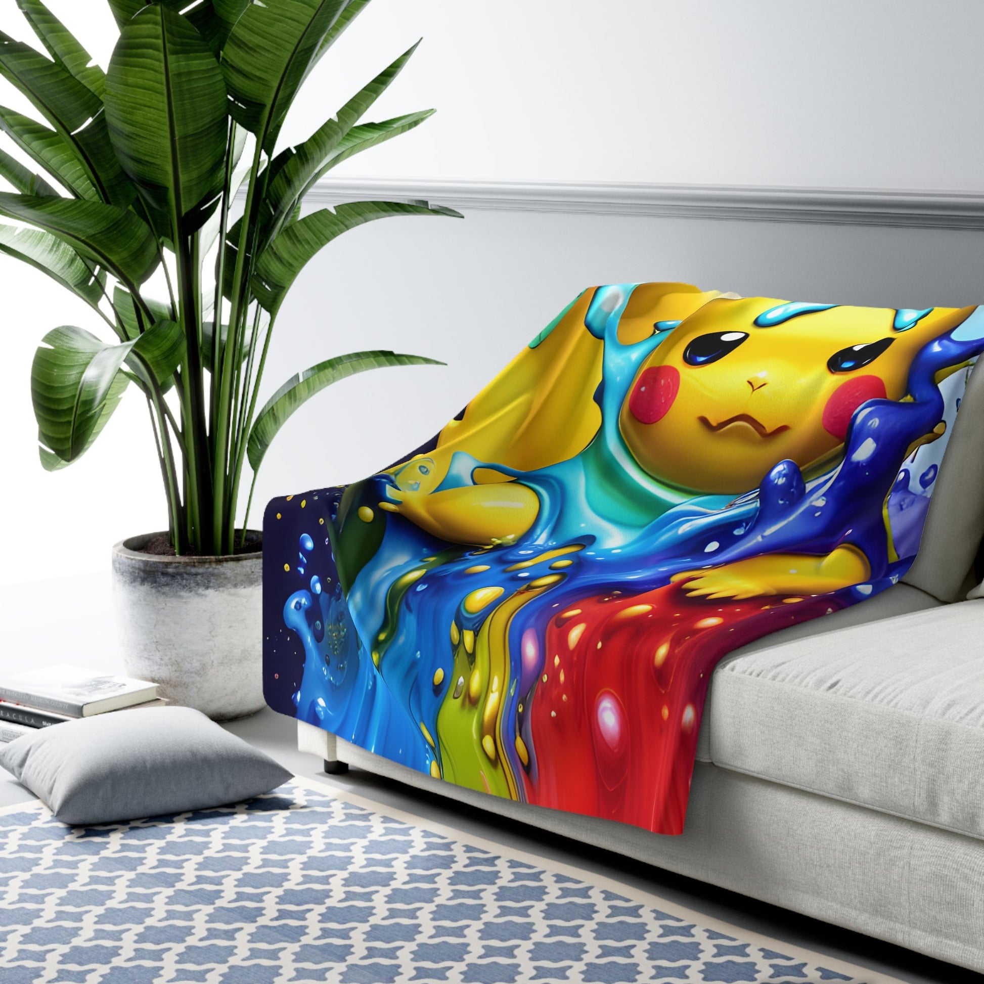 Mystic Marsh Sherpa Fleece Blanket - Pokestalgia LLC