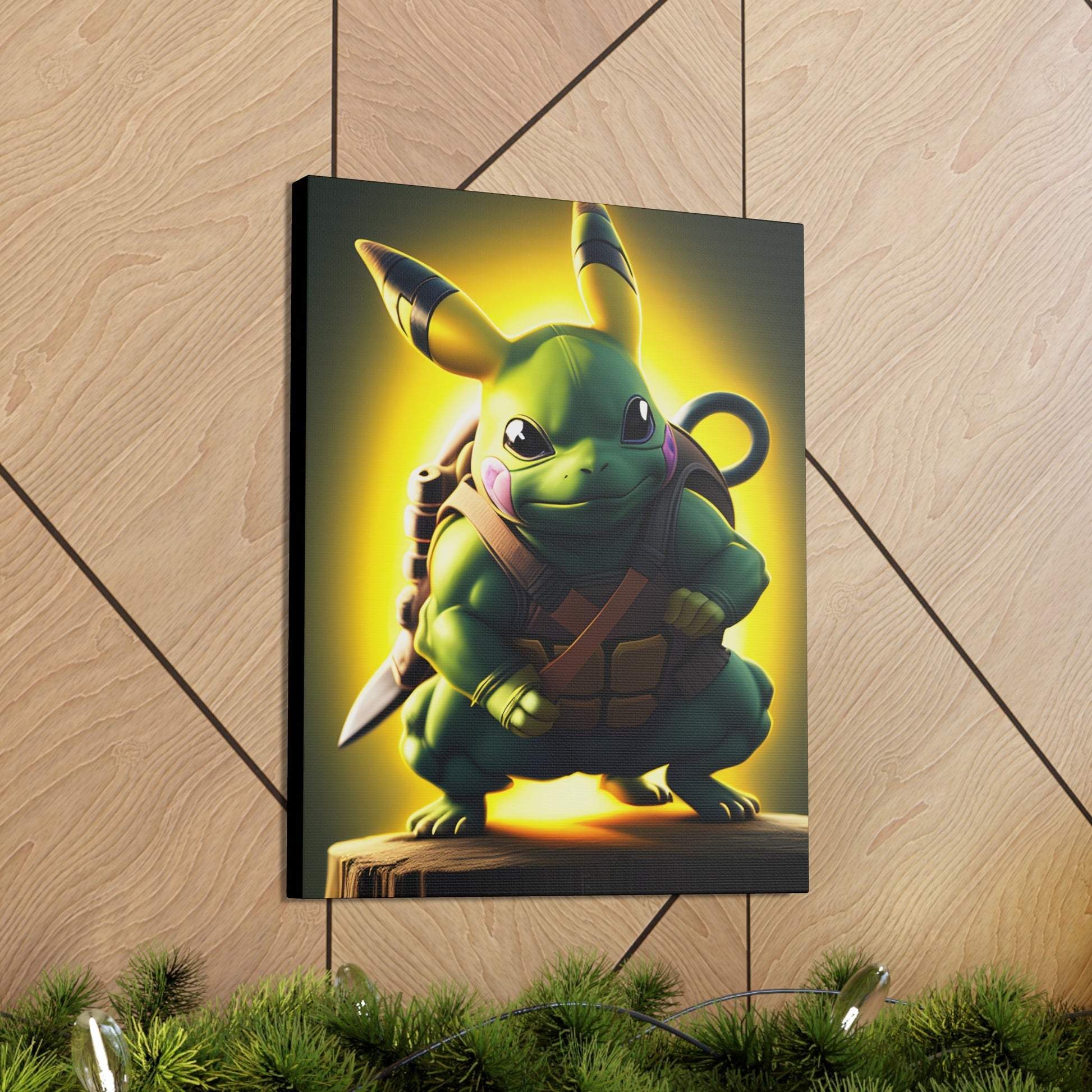 Ninjachu Canvas - Pokestalgia LLC