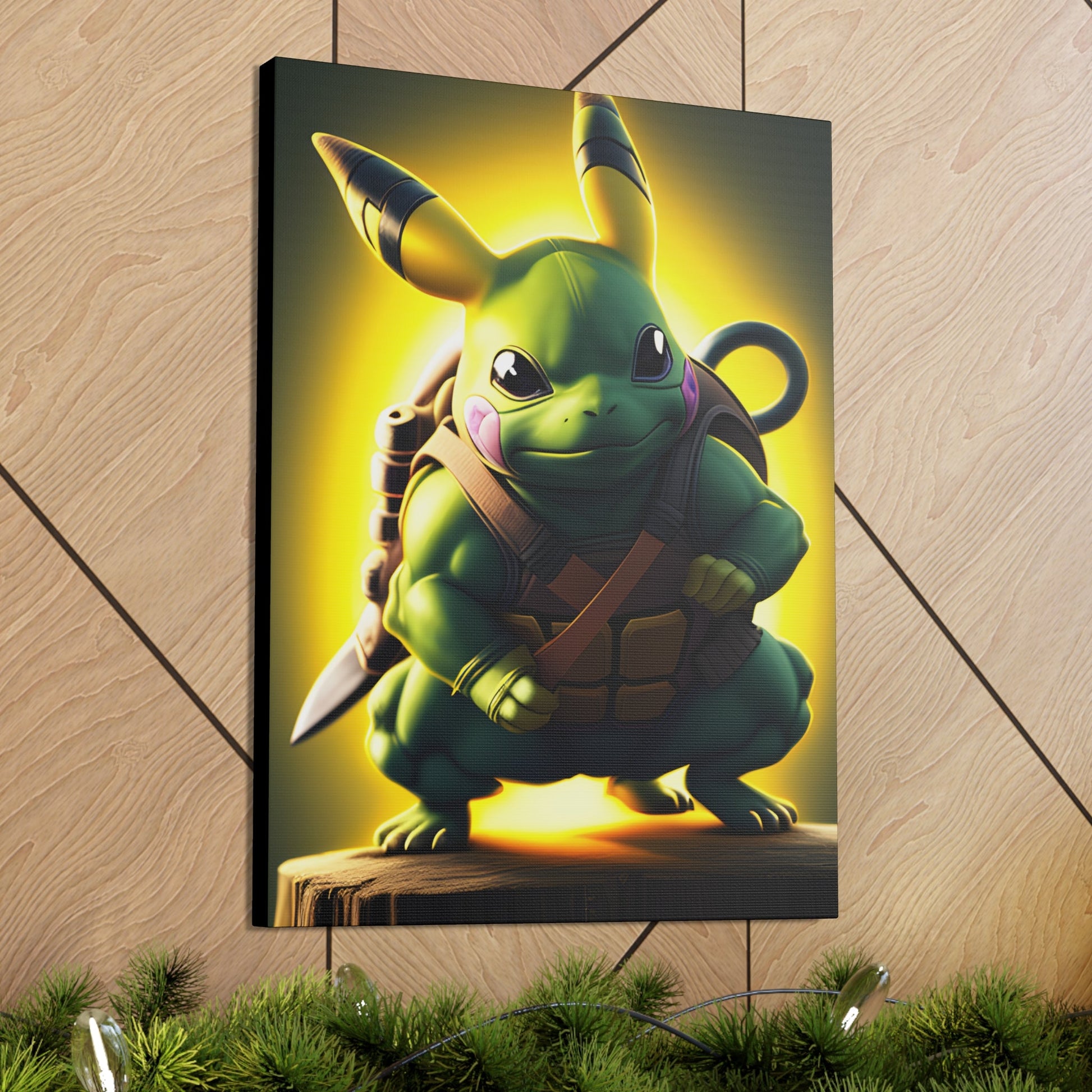 Ninjachu Canvas - Pokestalgia LLC