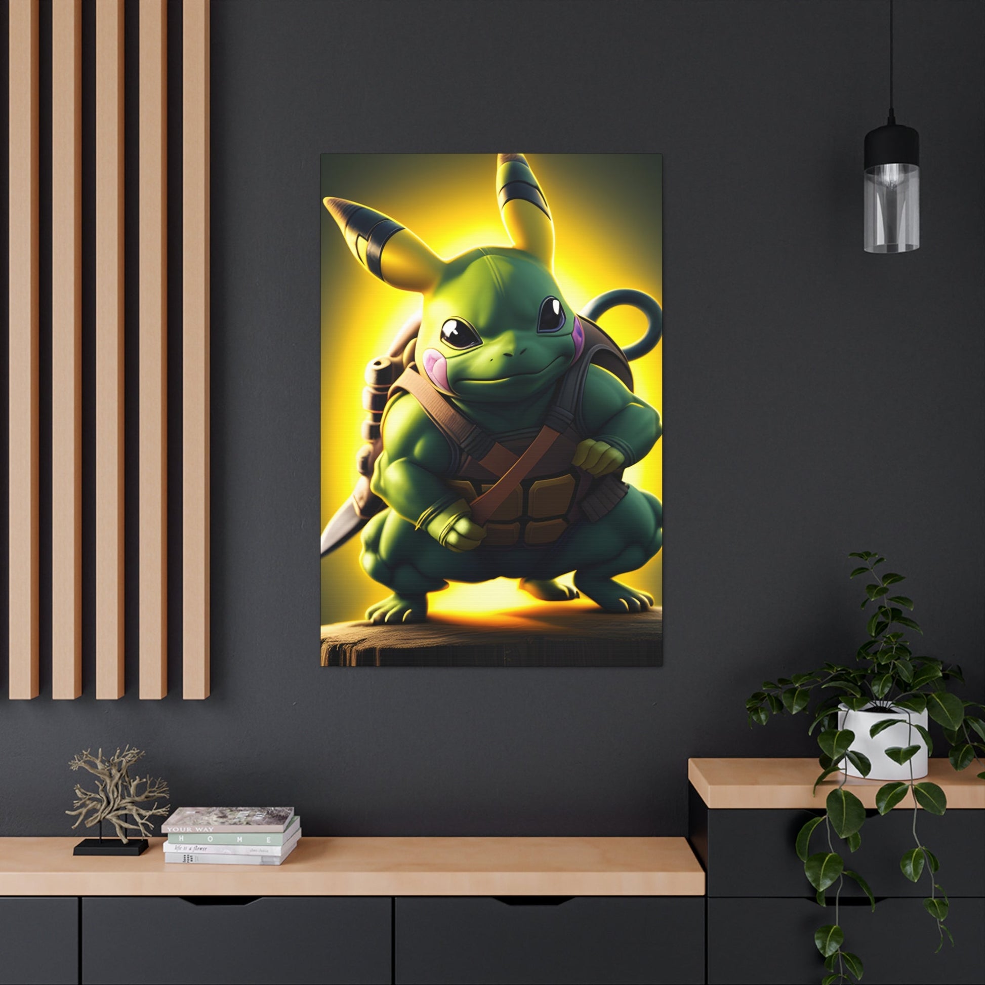 Ninjachu Canvas - Pokestalgia LLC