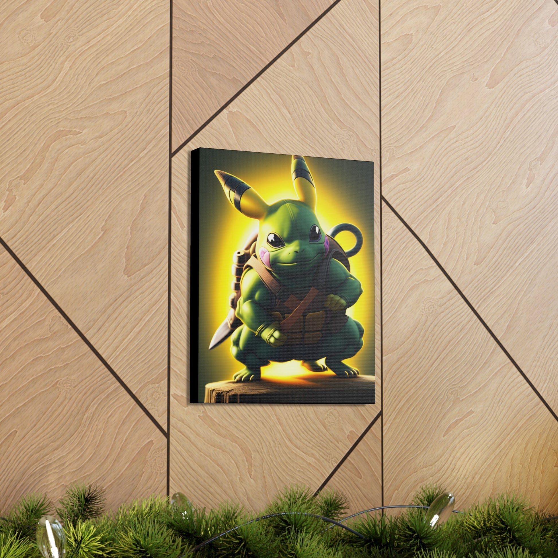 Ninjachu Canvas - Pokestalgia LLC