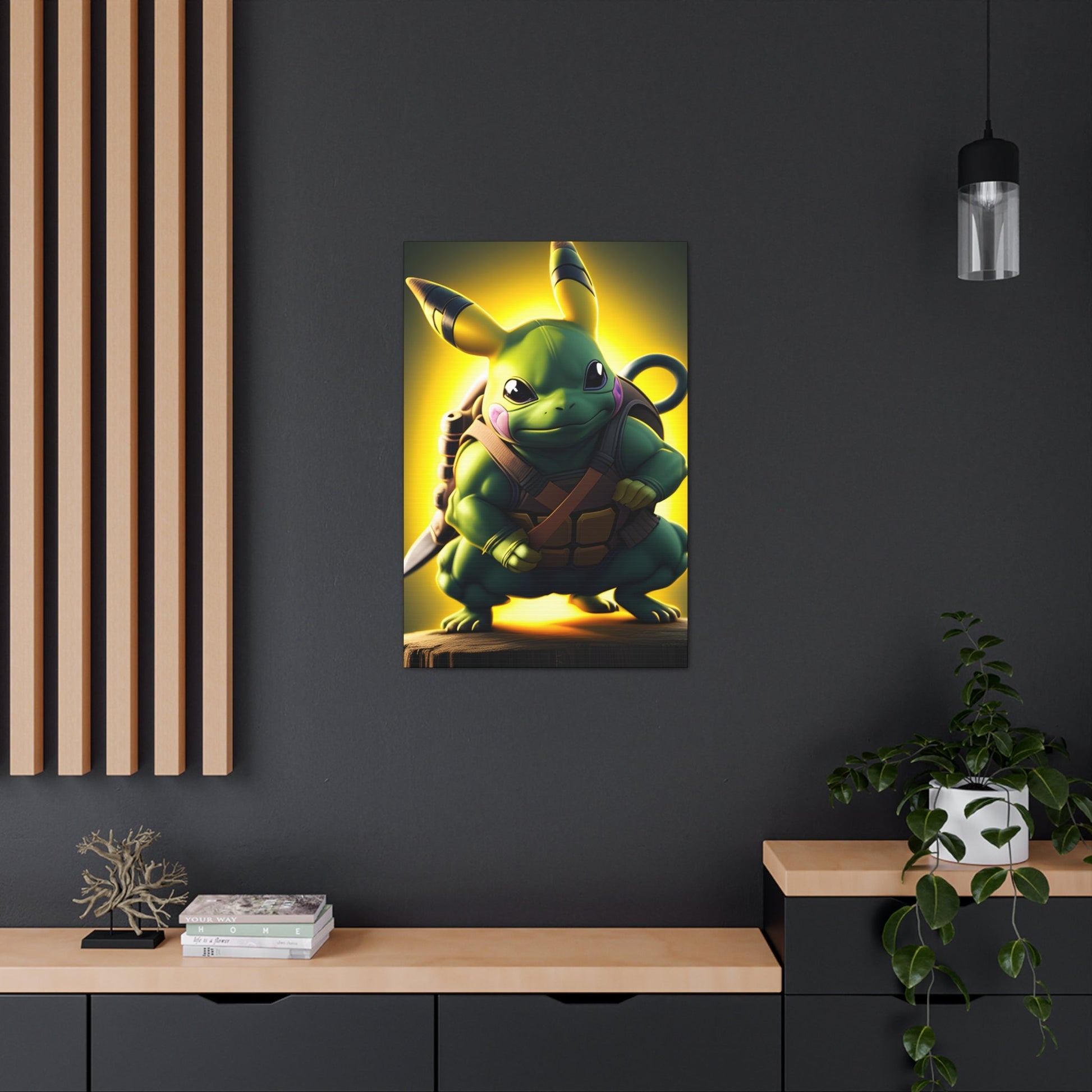 Ninjachu Canvas - Pokestalgia LLC