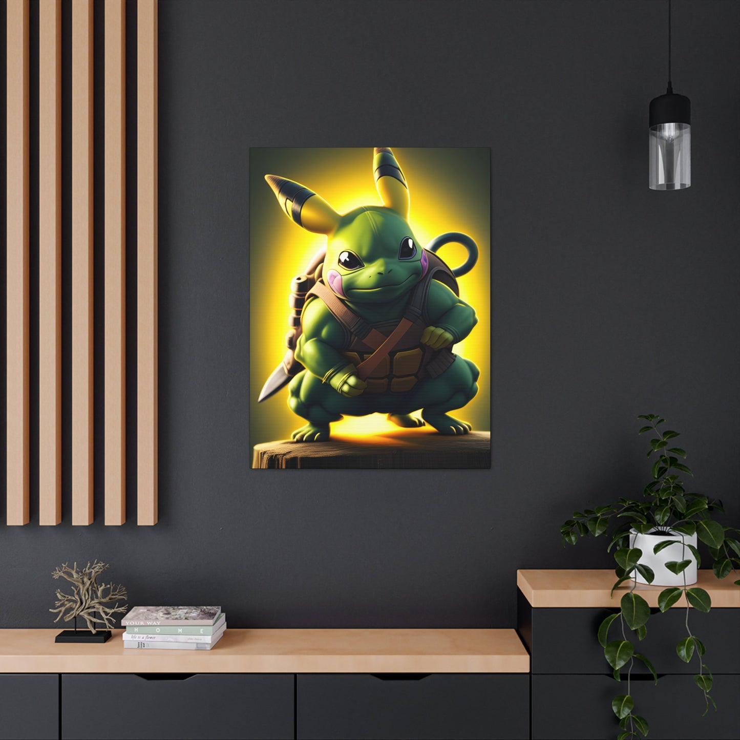 Ninjachu Canvas - Pokestalgia LLC