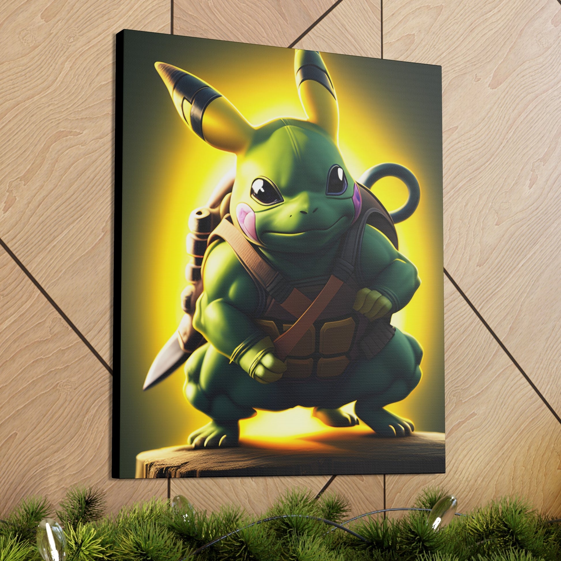 Ninjachu Canvas - Pokestalgia LLC