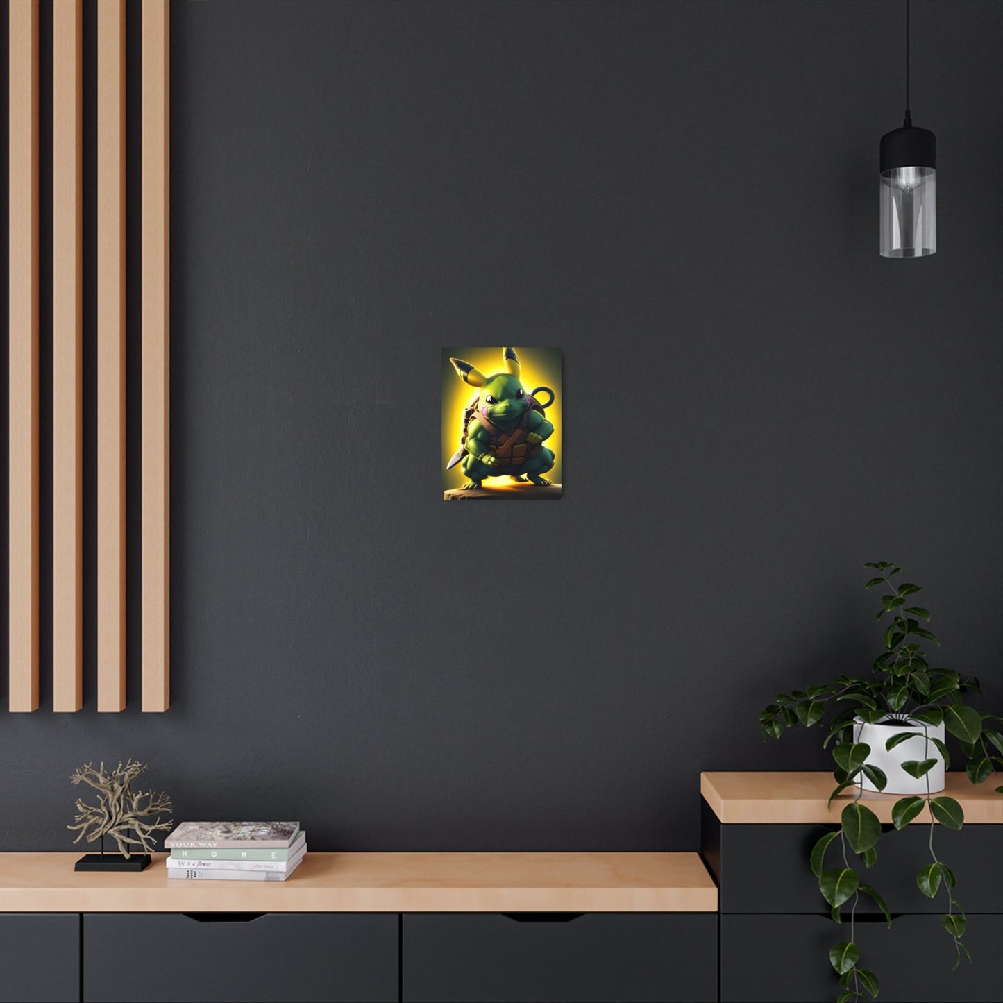 Ninjachu Metal Art Sign - Pokestalgia LLC