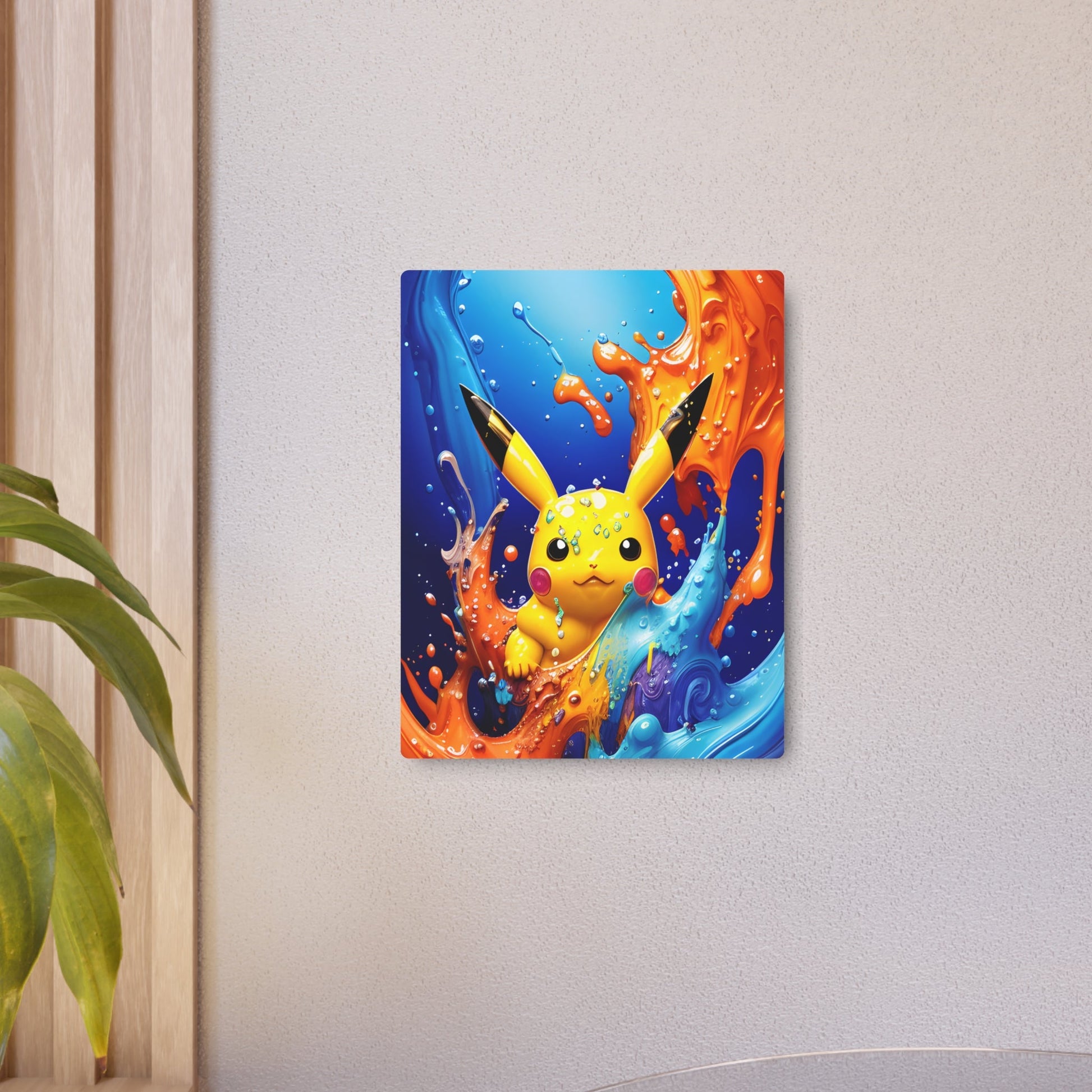 Opalescent Ocean Metal Art Sign - Pokestalgia LLC