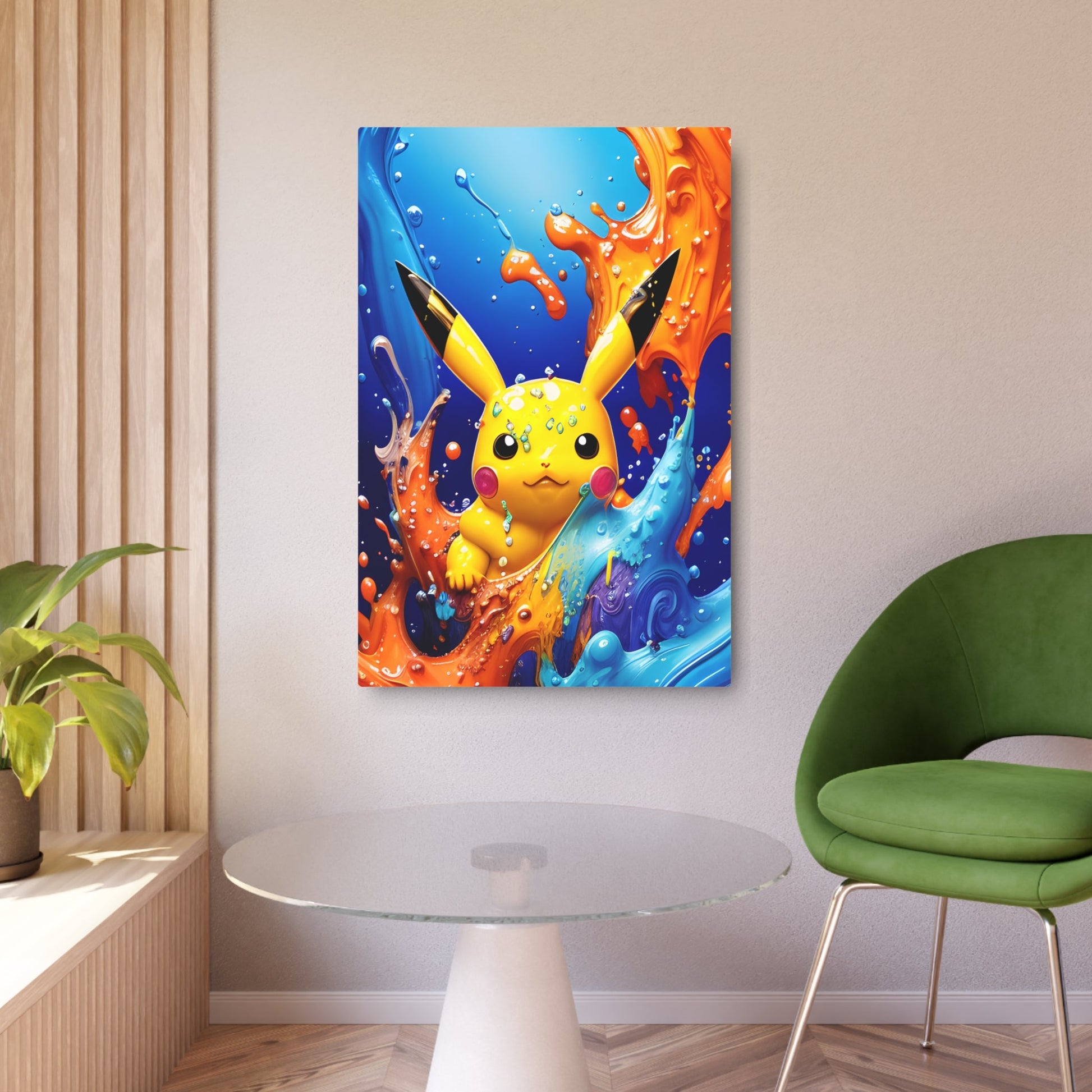 Opalescent Ocean Metal Art Sign - Pokestalgia LLC