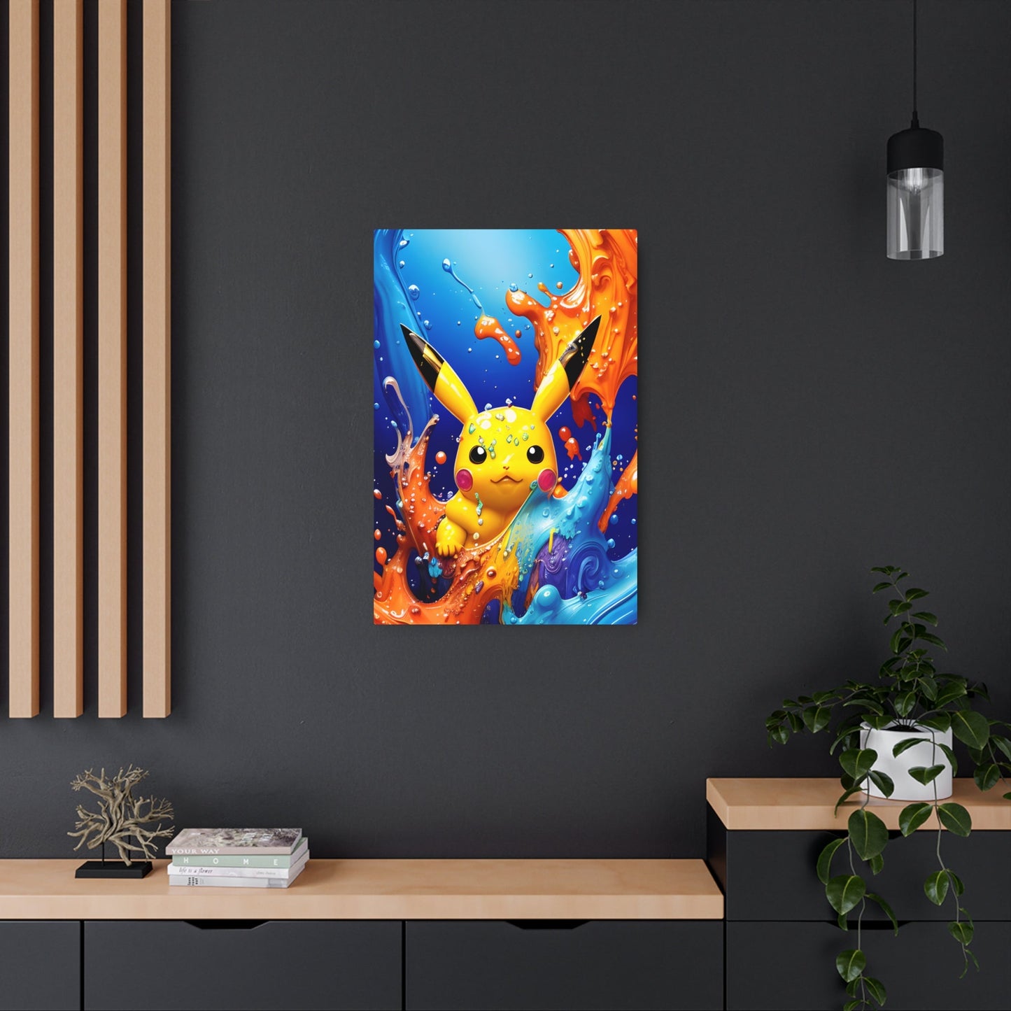 Opalescent Ocean Metal Art Sign - Pokestalgia LLC