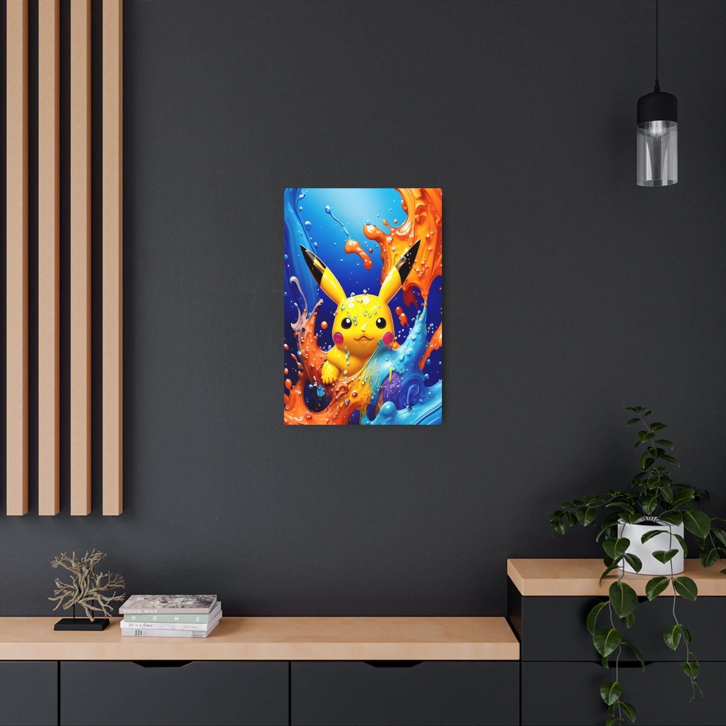 Opalescent Ocean Metal Art Sign - Pokestalgia LLC