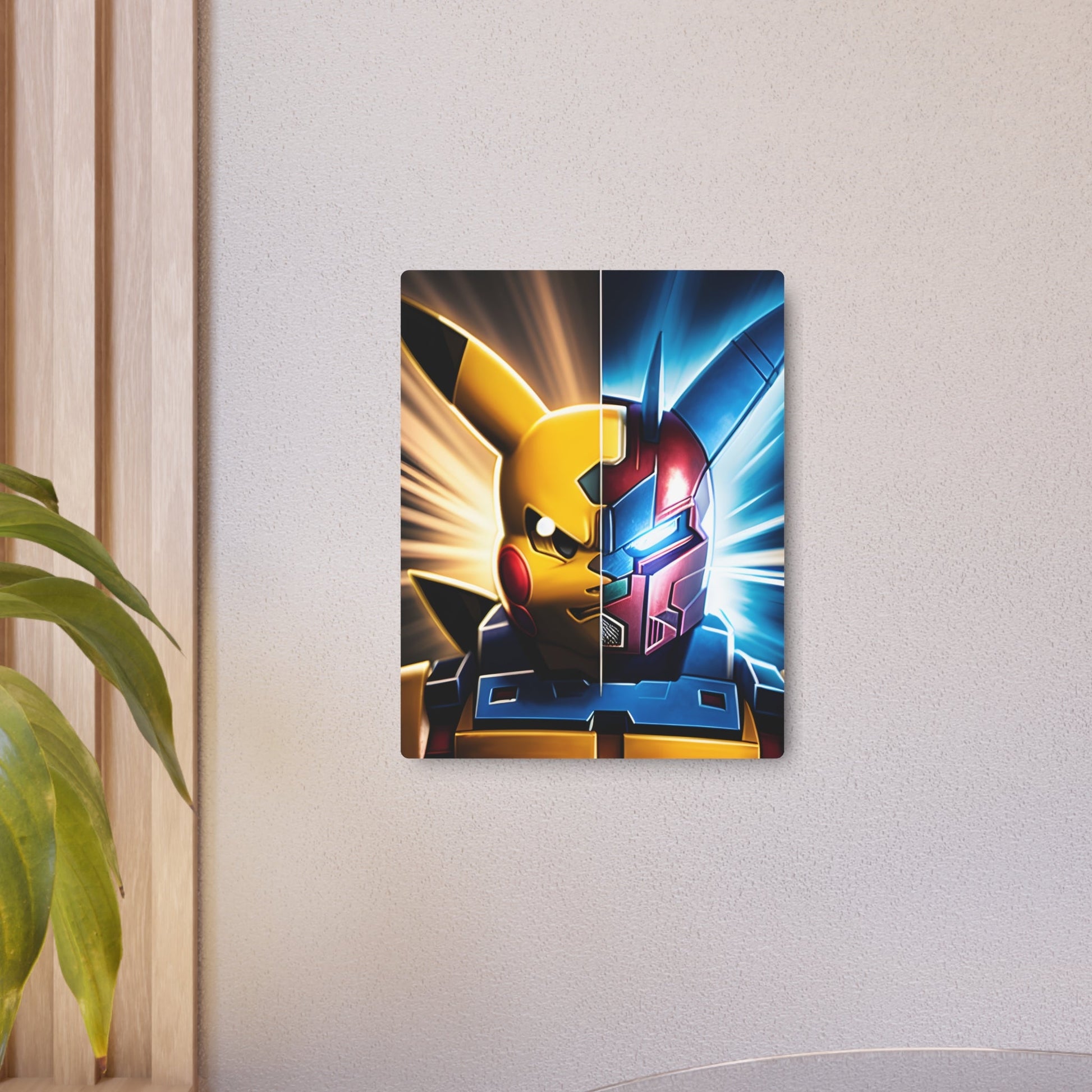 Optimus Chu Metal Art Sign - Pokestalgia LLC