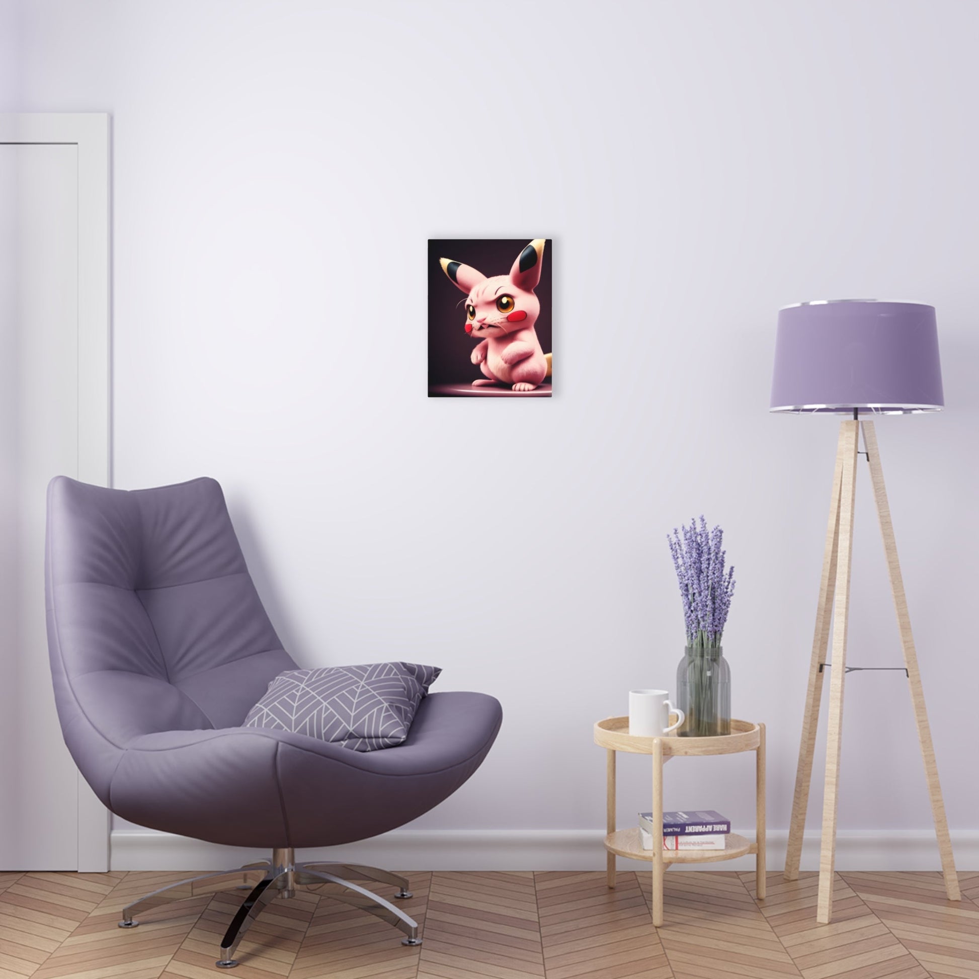 Pink Panchu Acrylic Prints - Pokestalgia LLC