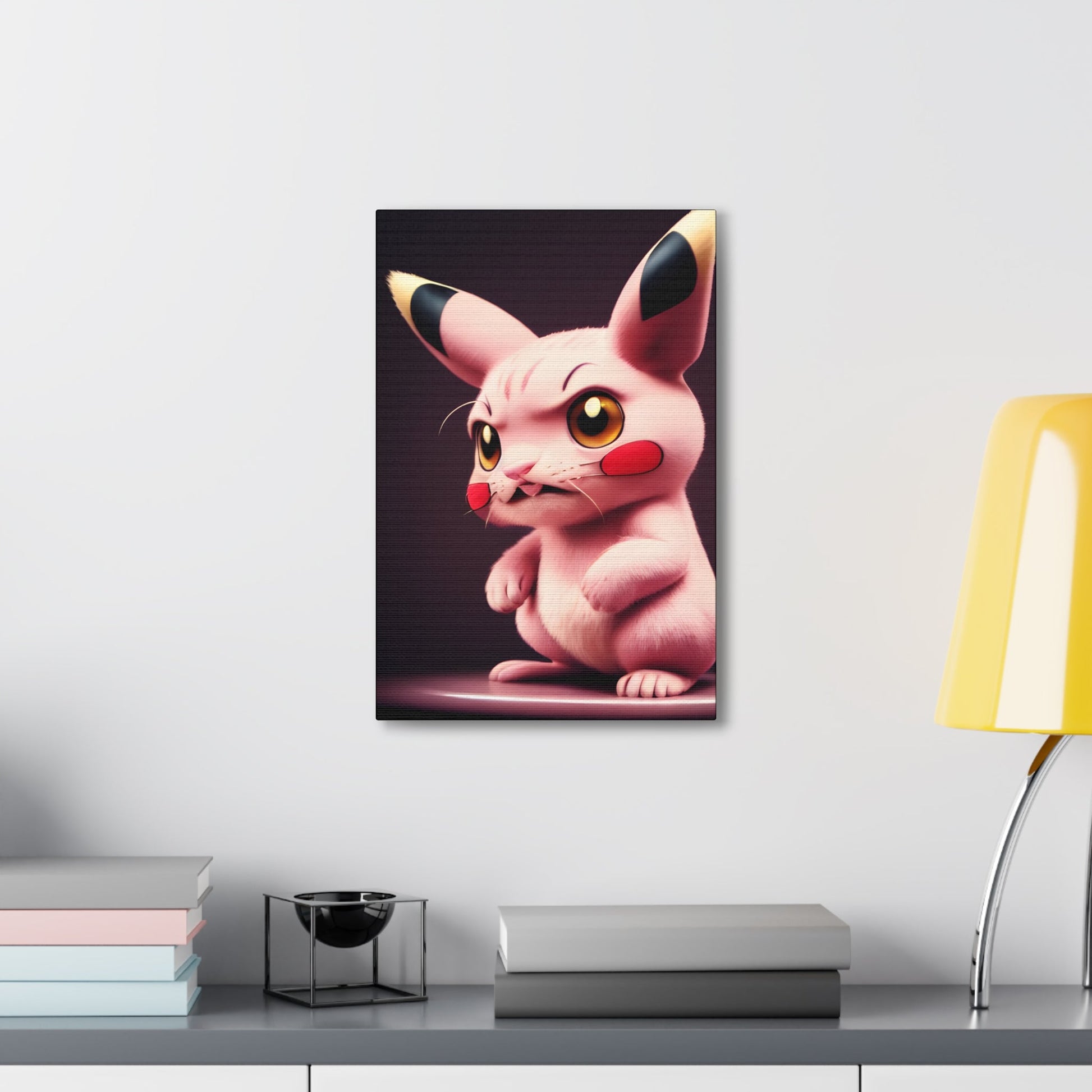 Pink Panchu Canvas - Pokestalgia LLC