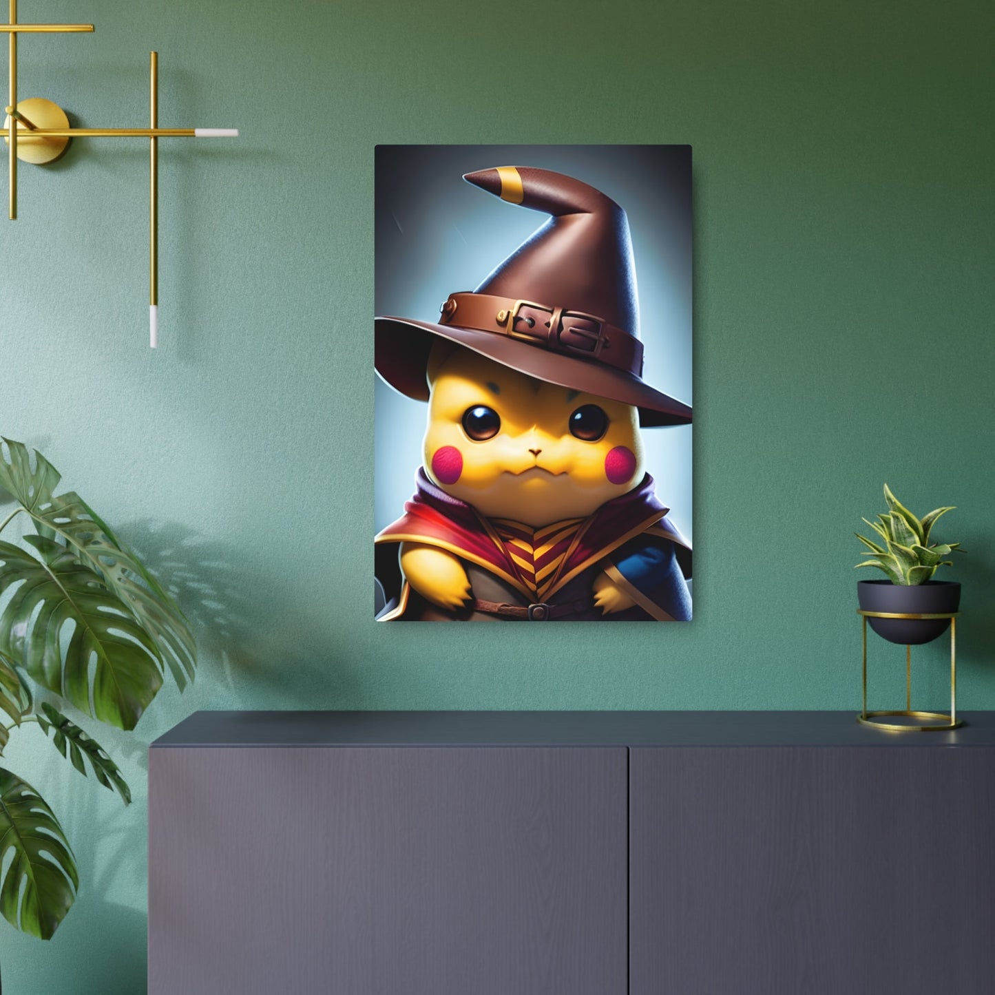 Pottchu Metal Art Sign - Pokestalgia LLC