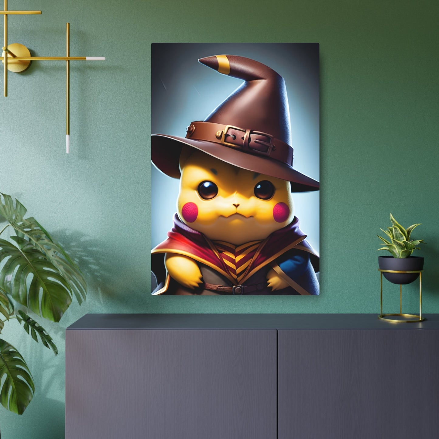 Pottchu Metal Art Sign - Pokestalgia LLC