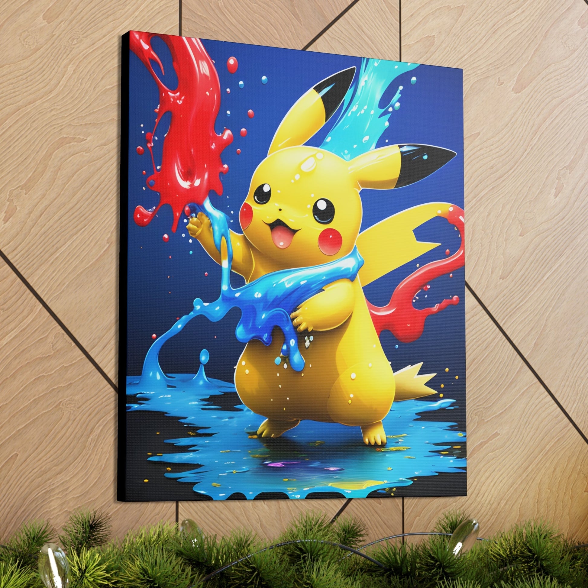 Prismatic Deluge Canvas - Pokestalgia LLC