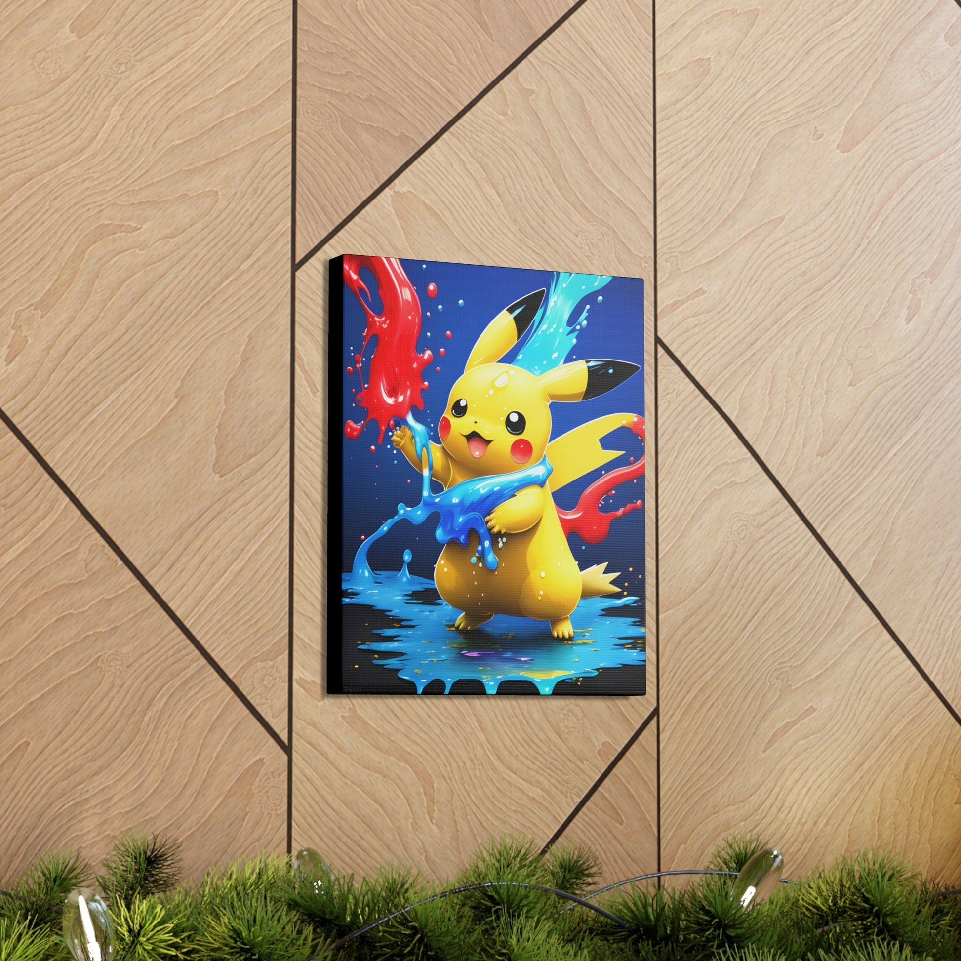 Prismatic Deluge Canvas - Pokestalgia LLC