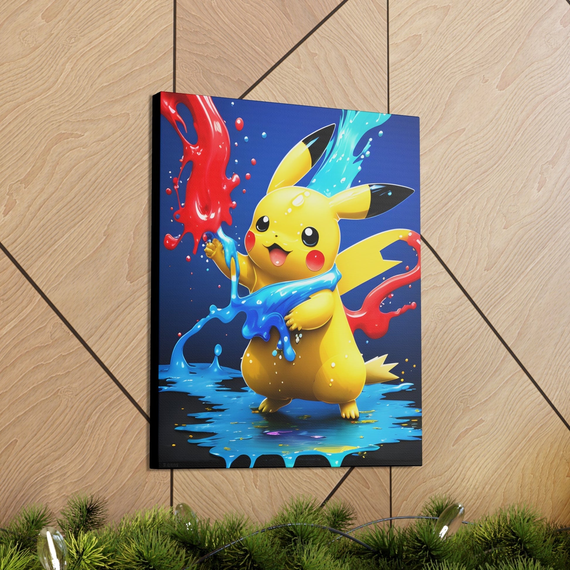 Prismatic Deluge Canvas - Pokestalgia LLC