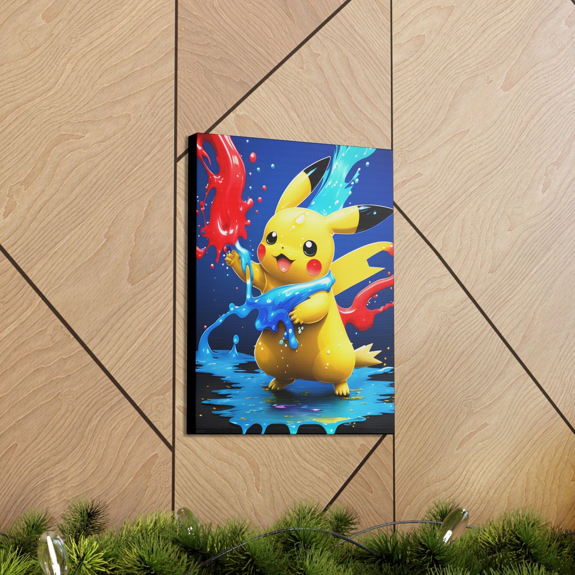 Prismatic Deluge Canvas - Pokestalgia LLC