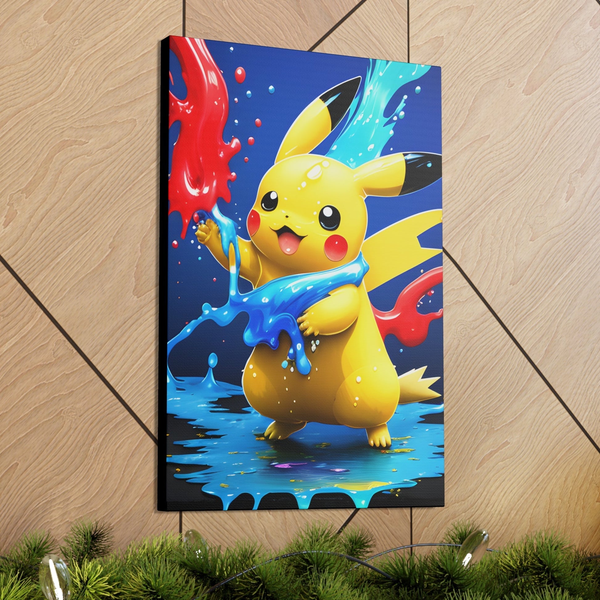 Prismatic Deluge Canvas - Pokestalgia LLC