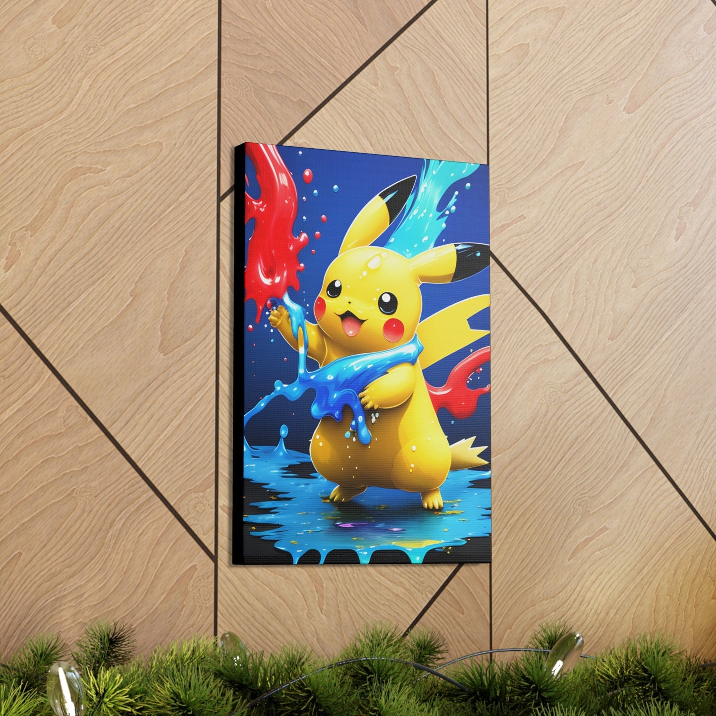 Prismatic Deluge Canvas - Pokestalgia LLC