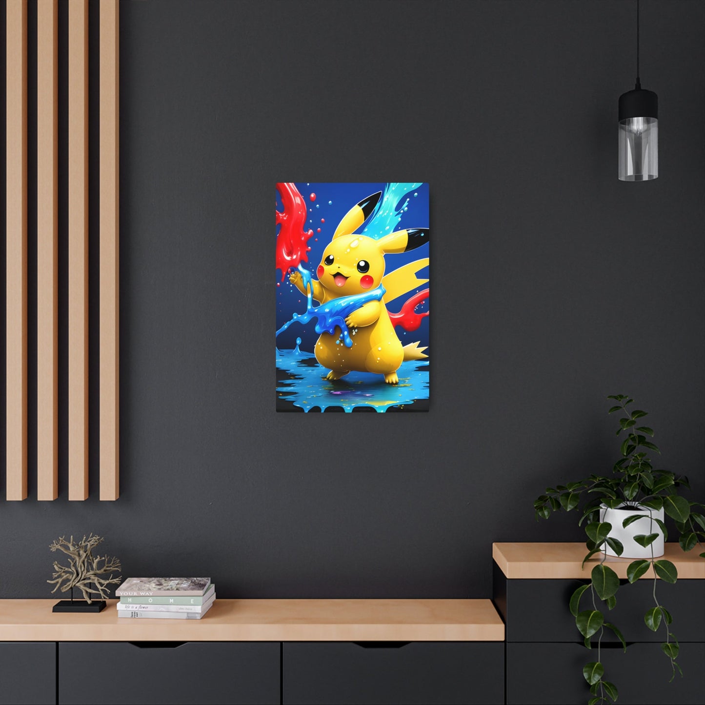 Prismatic Deluge Metal Art Sign - Pokestalgia LLC