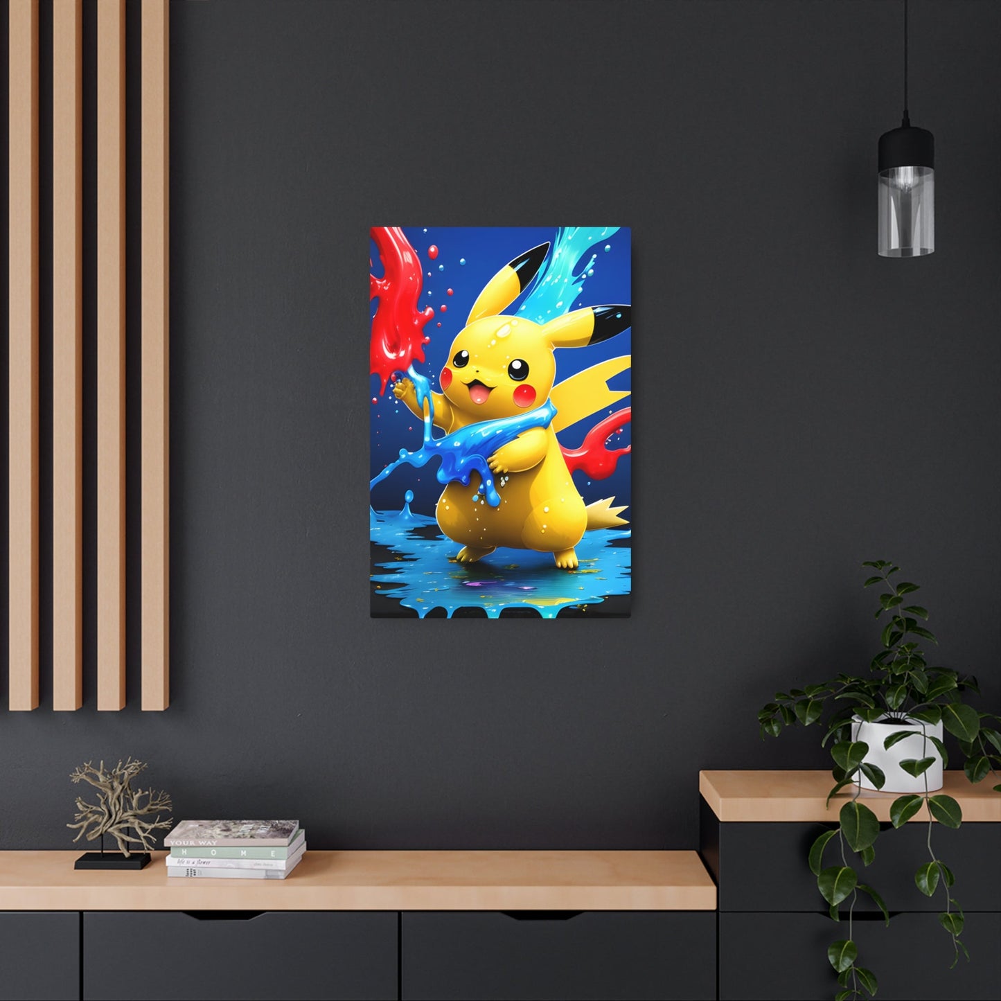 Prismatic Deluge Metal Art Sign - Pokestalgia LLC