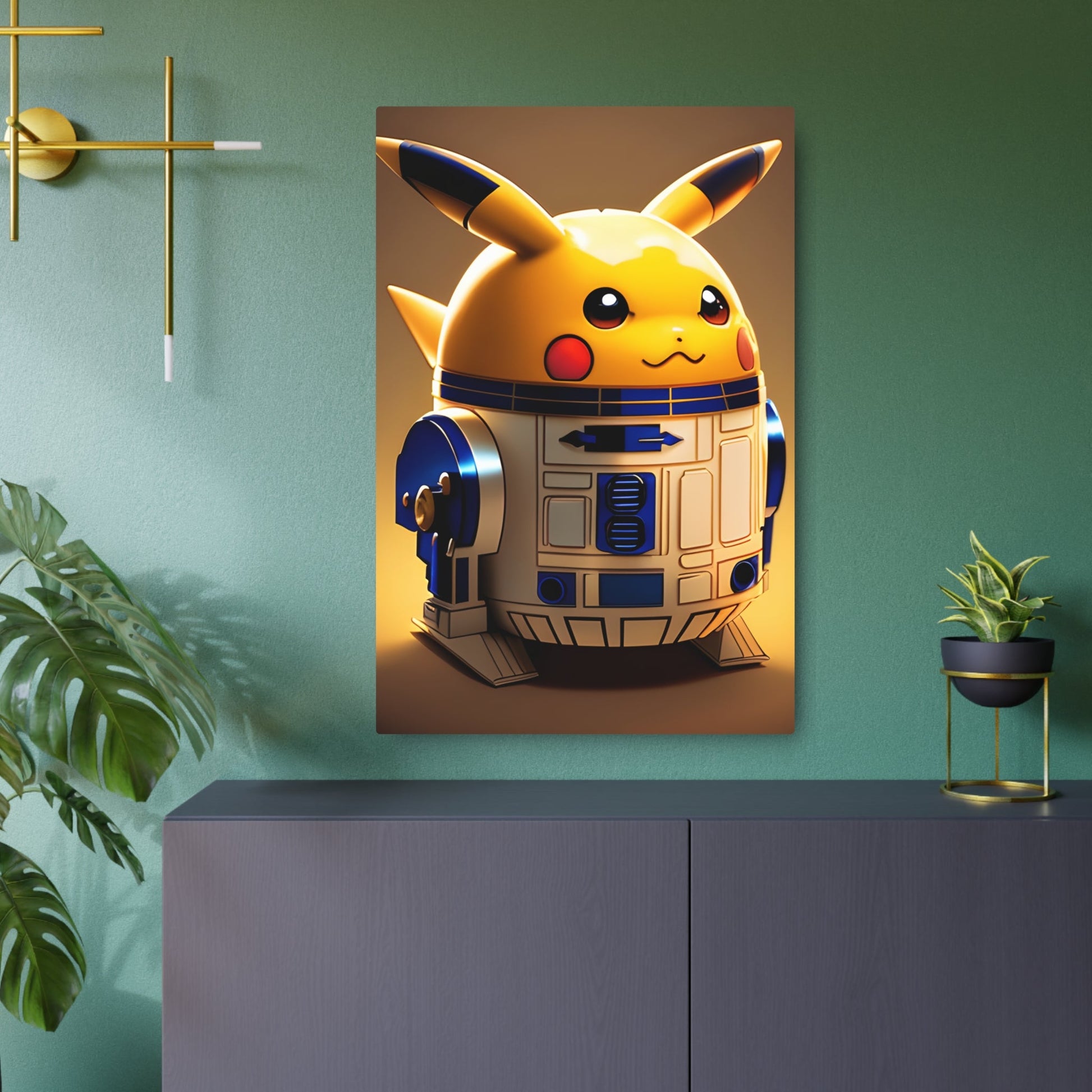 R2DChu Metal Art Sign - Pokestalgia LLC