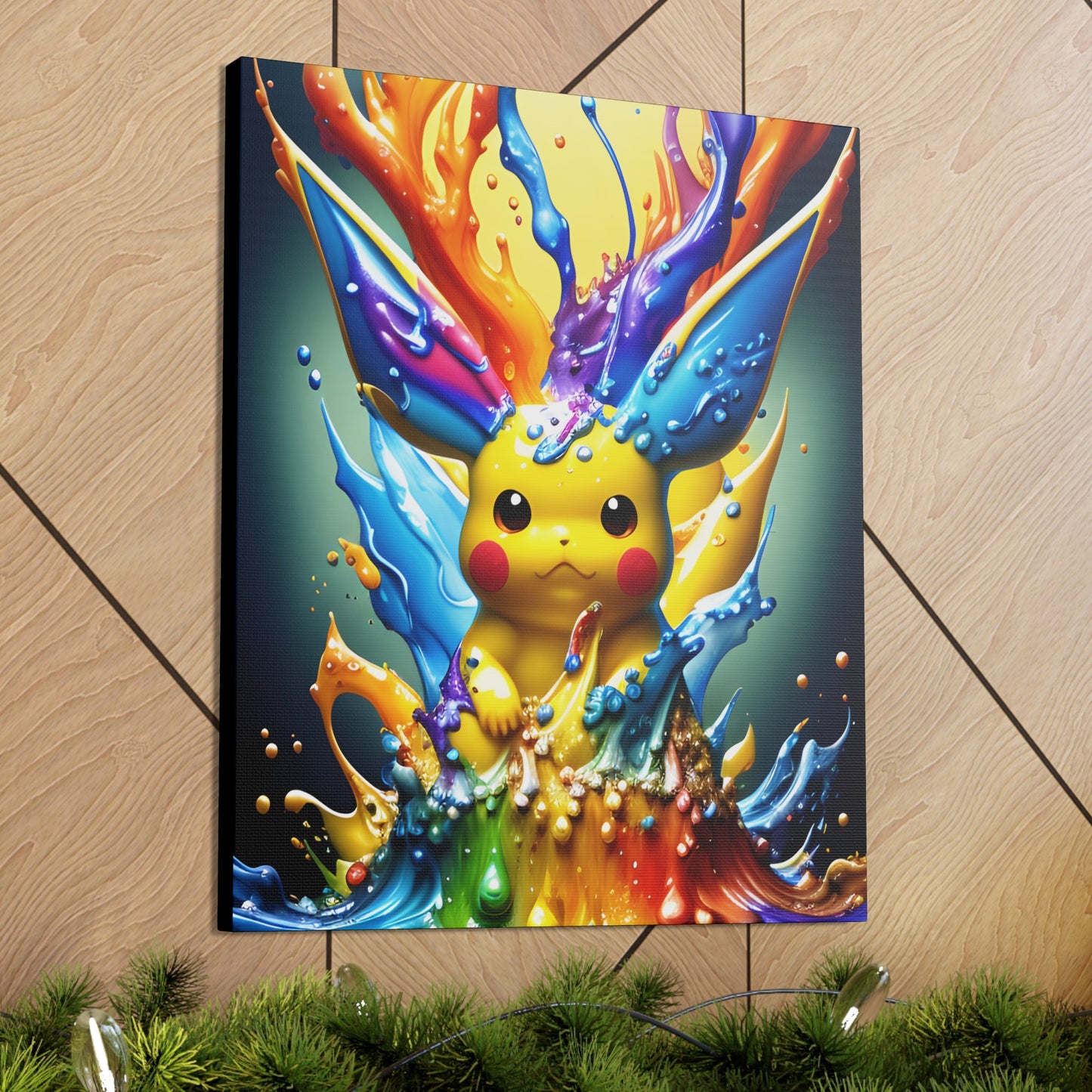 Radiant Ripples Canvas - Pokestalgia LLC