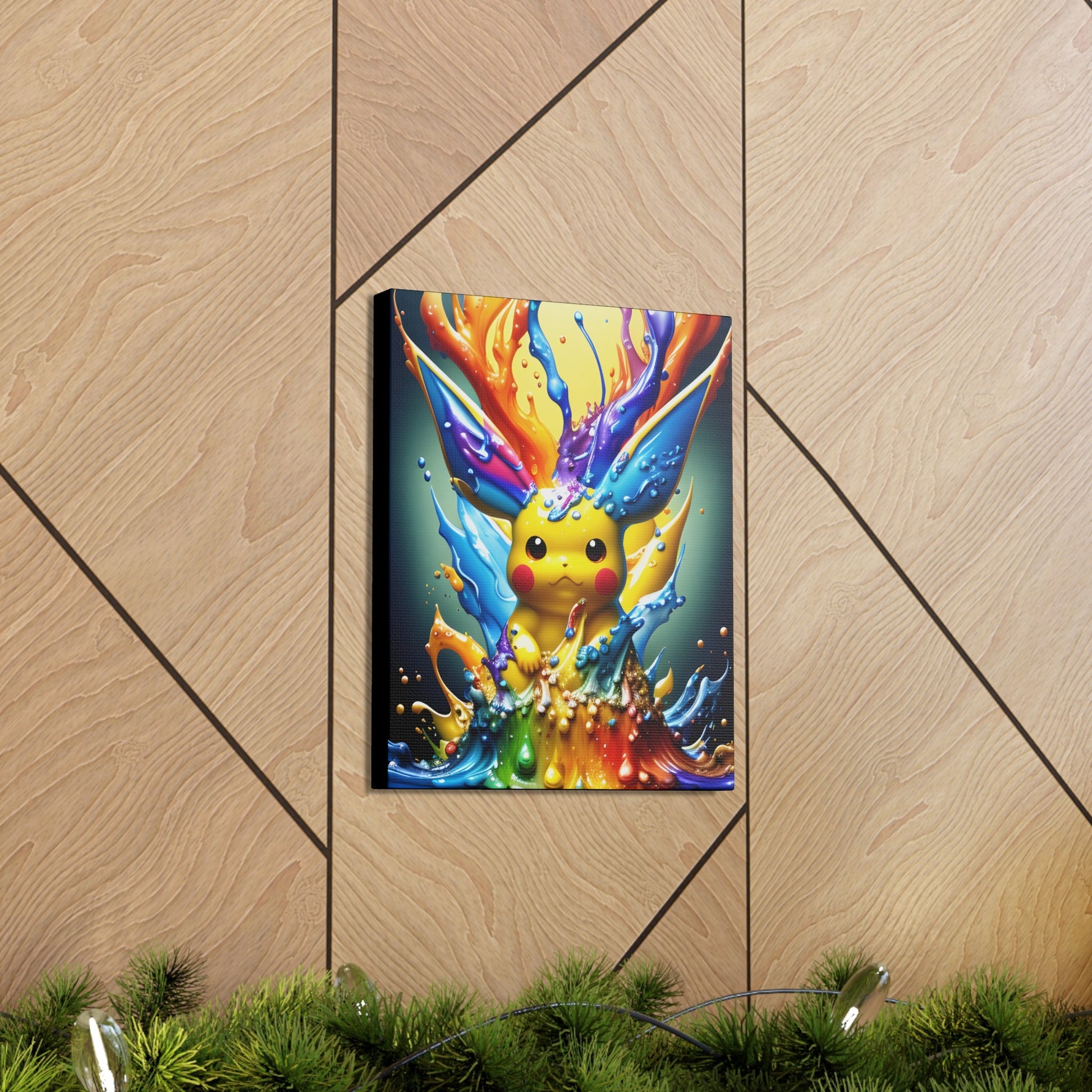 Radiant Ripples Canvas - Pokestalgia LLC