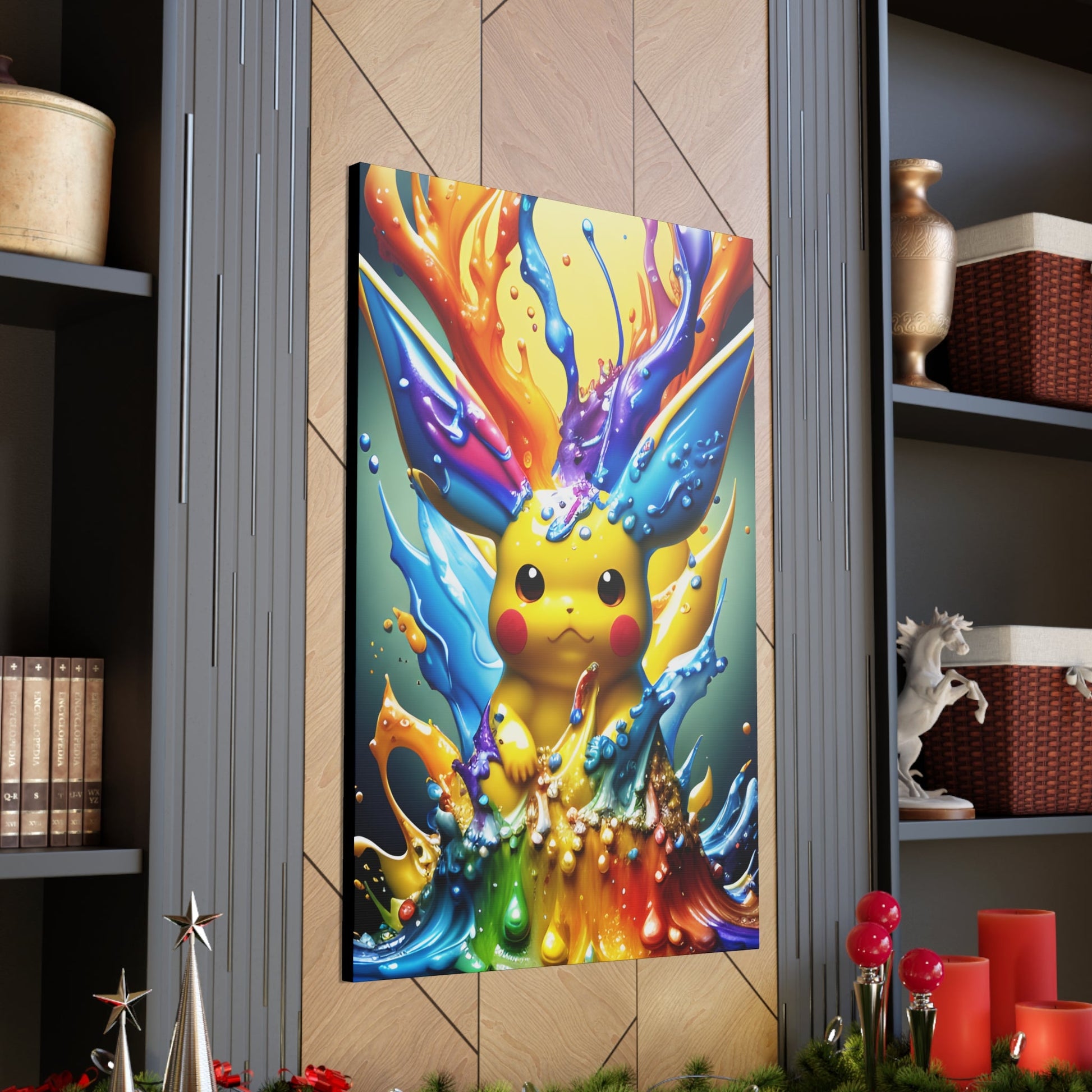 Radiant Ripples Canvas - Pokestalgia LLC